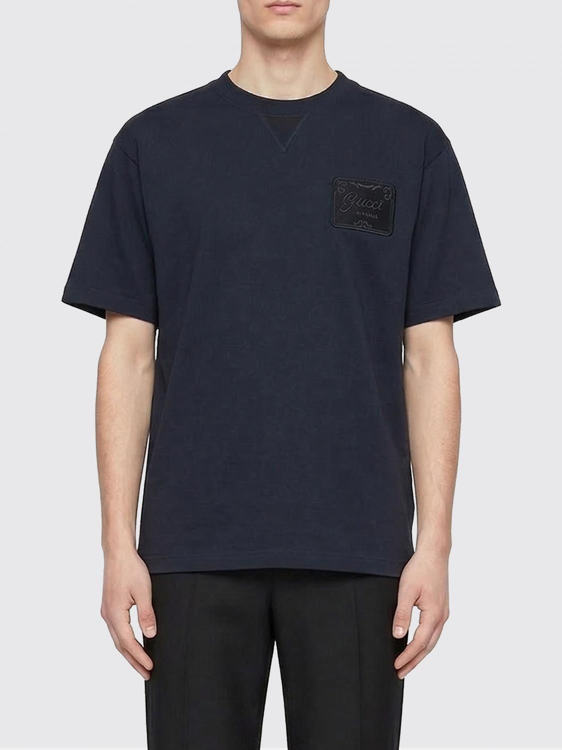 Gucci Gucci T-Shirt Men Blue Size US M / EU 48-50 / 2 - 1 Thumbnail
