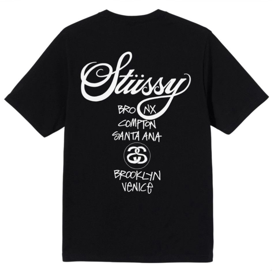 Stussy Stussy x DSM World Tour T Black Large Size US L / EU 52-54 / 3 - 2 Thumbnail