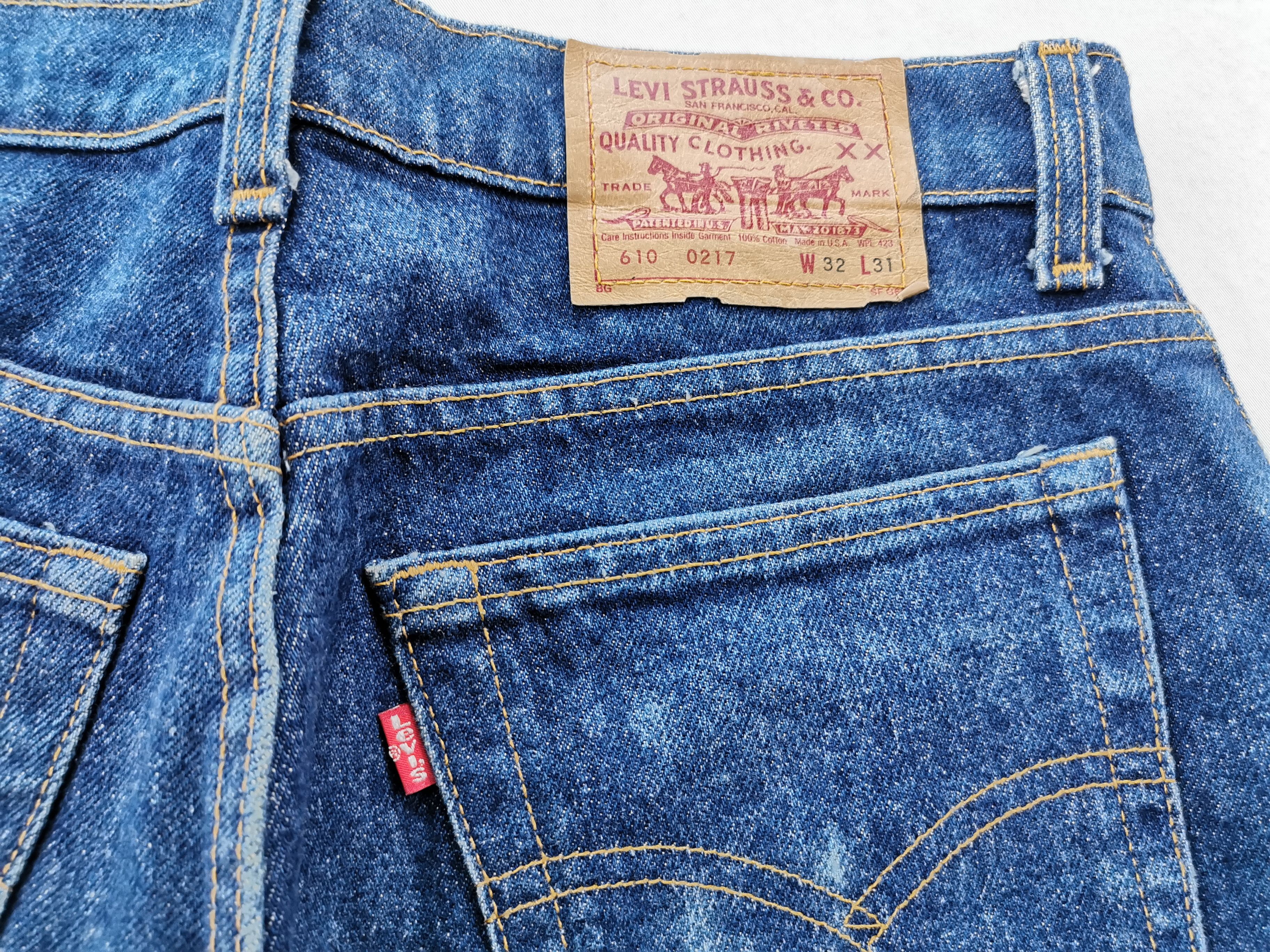 Levi's Vintage 90s Levis Lot 610 Denim Made In USA Size 32/32x31 Size US 32 / EU 48 - 7 Thumbnail