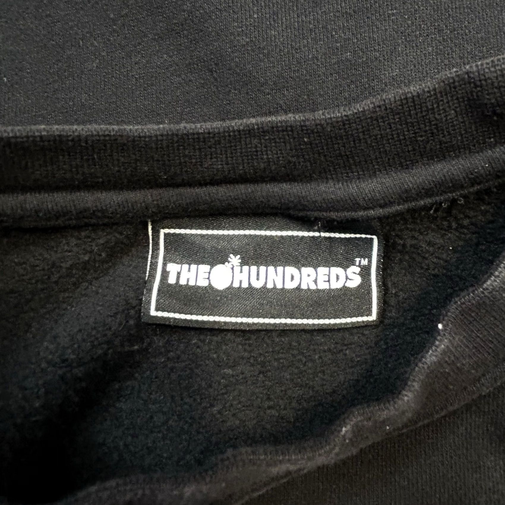 The Hundreds VINTAGE The Hundreds Slant Logo Pullover Sweatshirt Black Red Script Mens Size Small Size US S / EU 44-46 / 1 - 3 Thumbnail