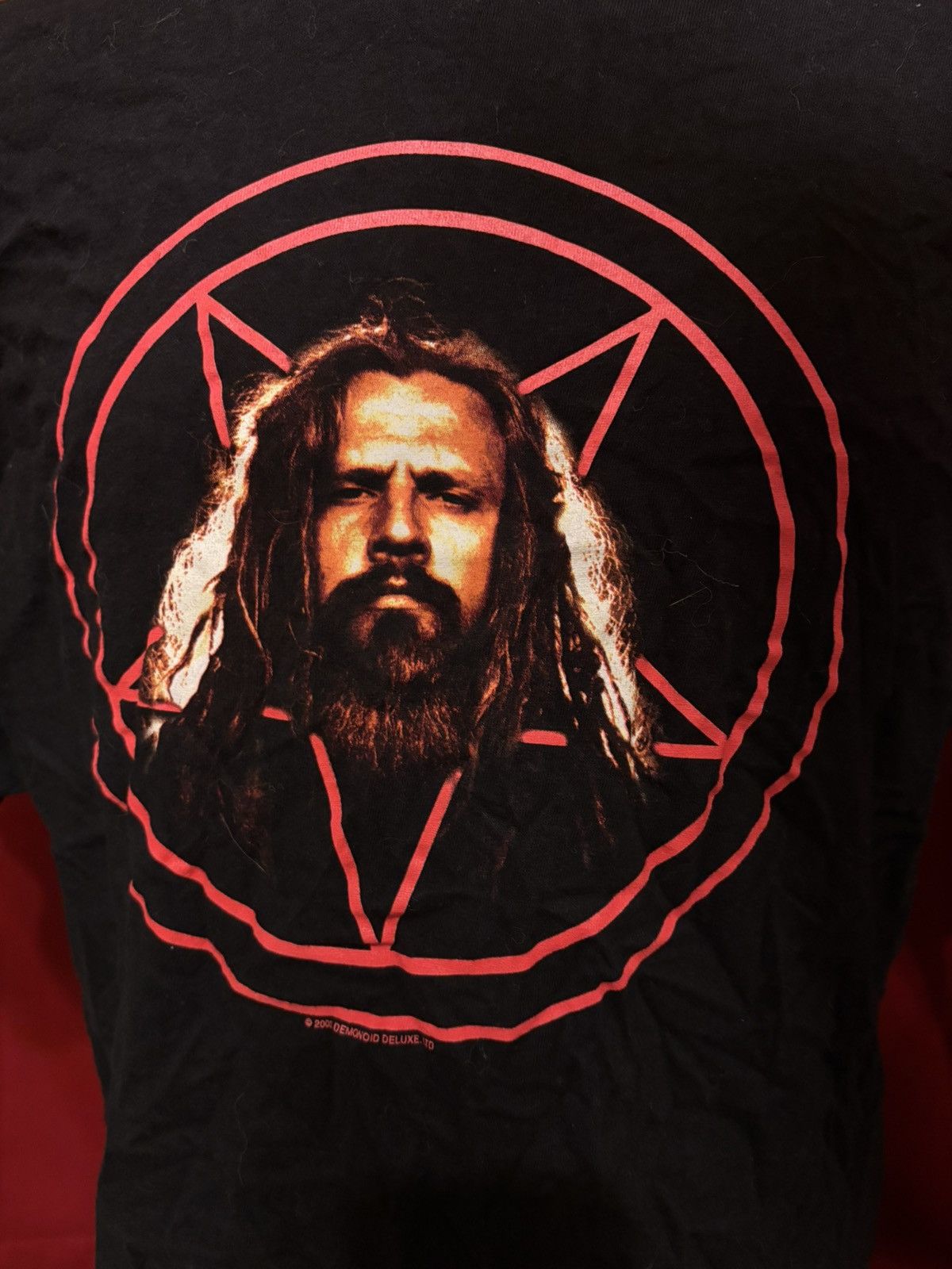 Band Tees Vintage Rob Zombie Tshirt Y2K Demonoid Deluxe Baphomet Grail Size US XL / EU 56 / 4 - 3 Thumbnail