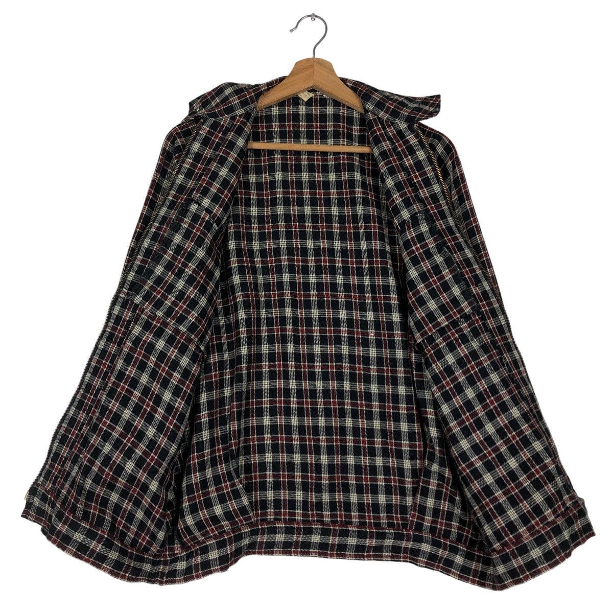 Japanese Brand 🔥Vintage Tartan Design Bomber Jacket Johni Dan Issey Miyake Size US M / EU 48-50 / 2 - 10 Thumbnail