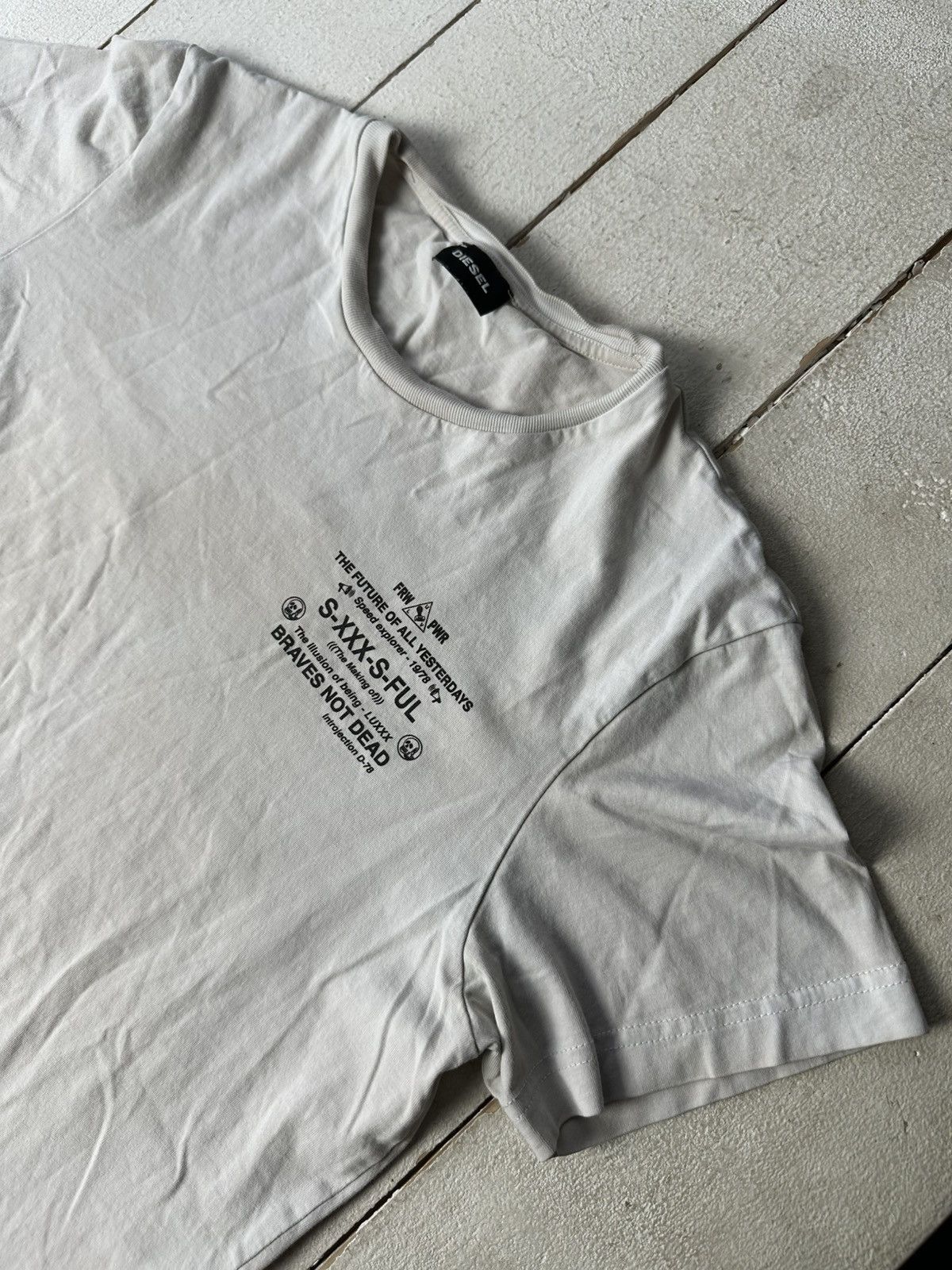Diesel 🚨DIESEL AVANT GARDE ARCHIVE VINTAGE BIG LOGO T-SHIRT Y2K TEE Size US S / EU 44-46 / 1 - 2 Thumbnail
