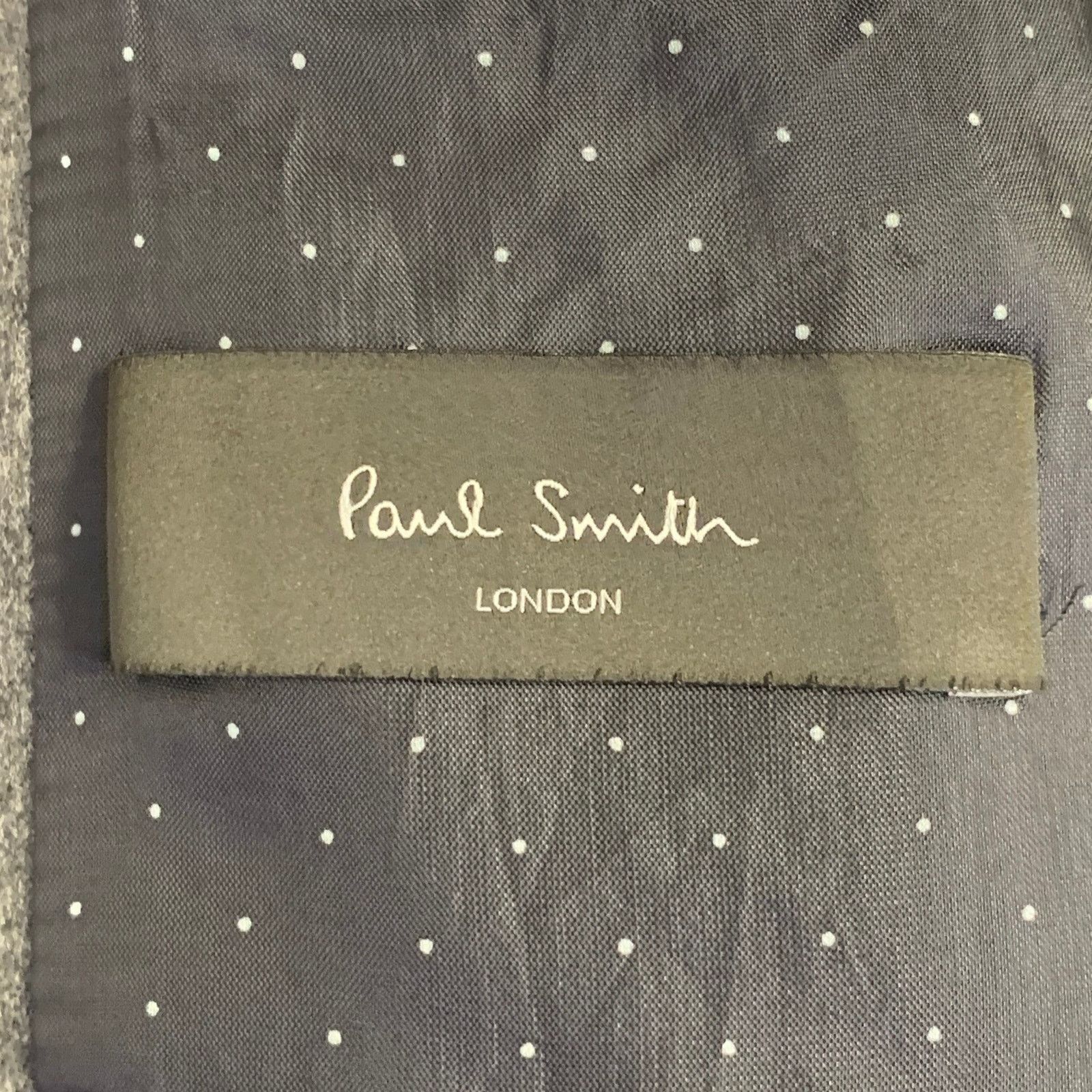 Paul Smith Size S Heather Grey Quilted Wool Notch Lapel Sport Coat Size 36R - 5 Thumbnail