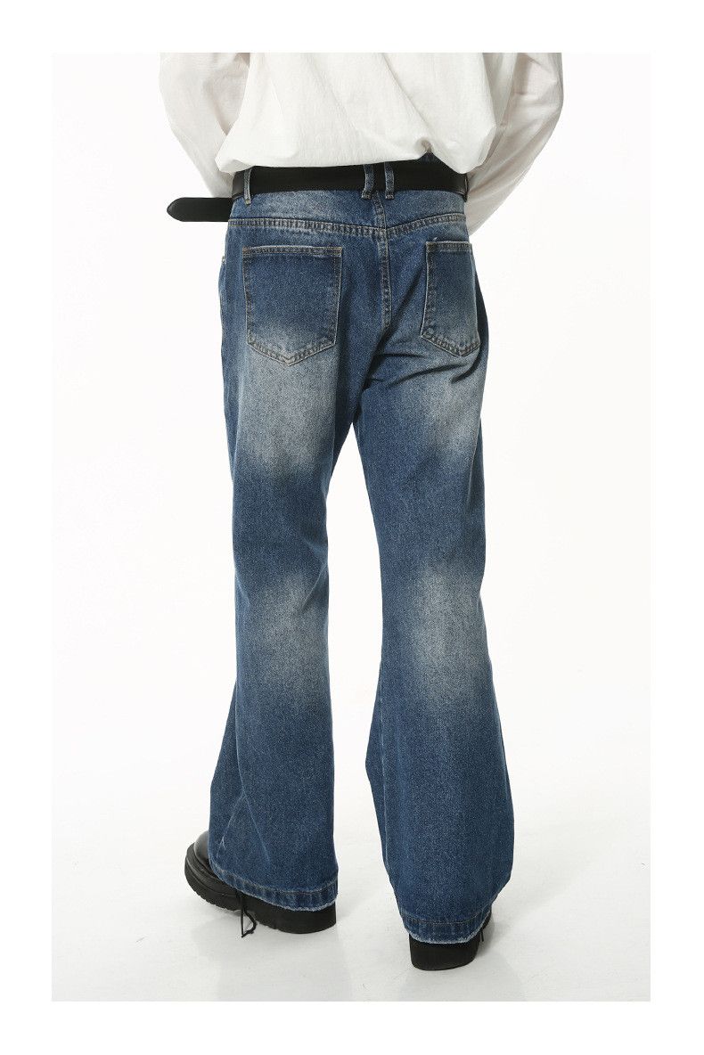 Japanese Brand × Jean Japanese retro slim-fit straight-leg flared jeans Size US 32 / EU 48 - 3 Thumbnail