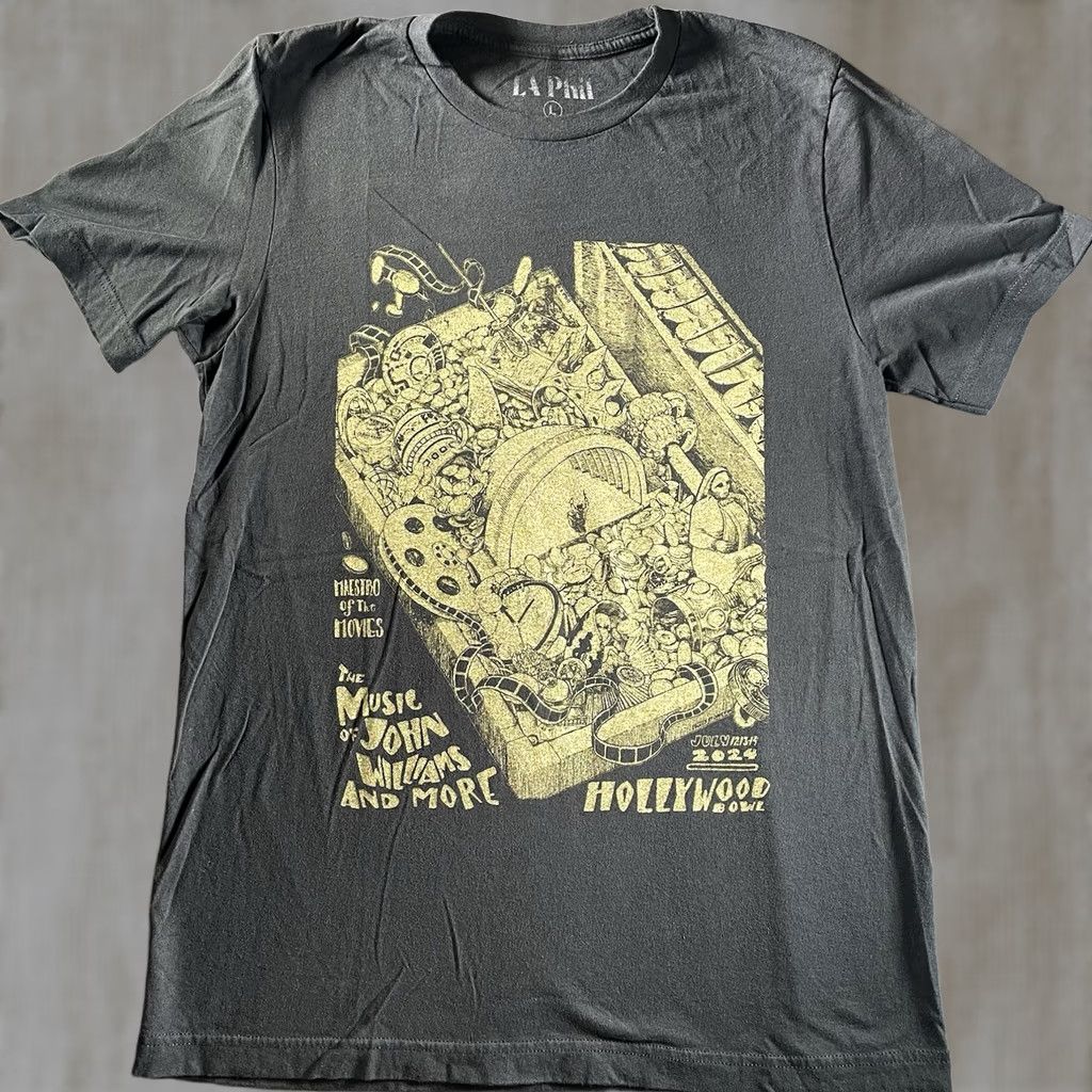 Vintage LA Phil Shirt Mens Large John Williams Maestro Of The Movies Size US L / EU 52-54 / 3 - 1 Thumbnail