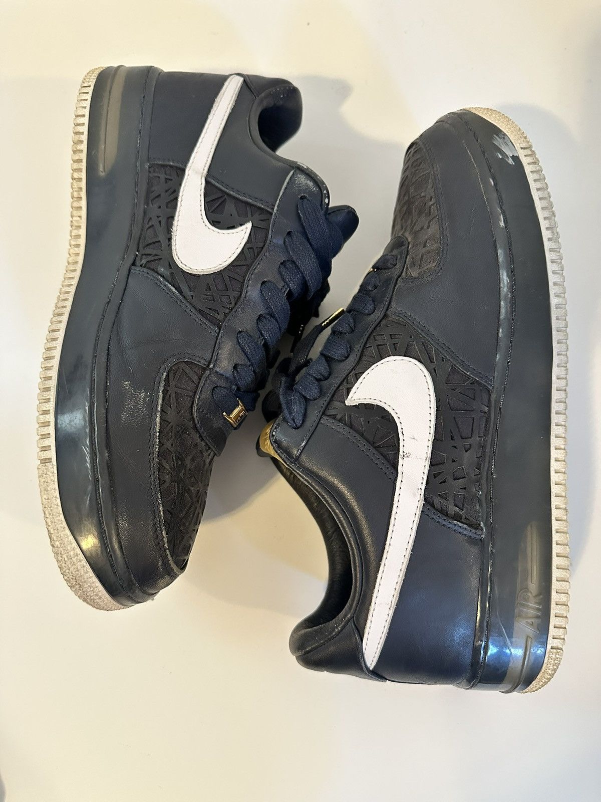 Nike Nike Air Force 1 Supreme Max Air Birds Nest Navy Size US 10 / EU 43 - 9 Thumbnail