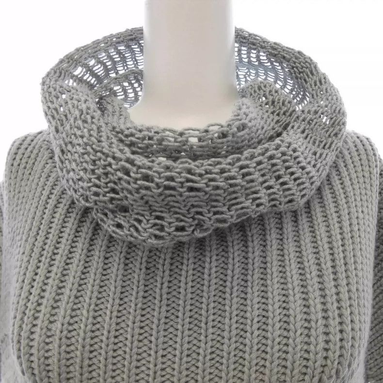 Issey Miyake Issey Miyake Grey side-opening woolen knitted sweater Size M / US 6-8 / IT 42-44 - 5 Thumbnail