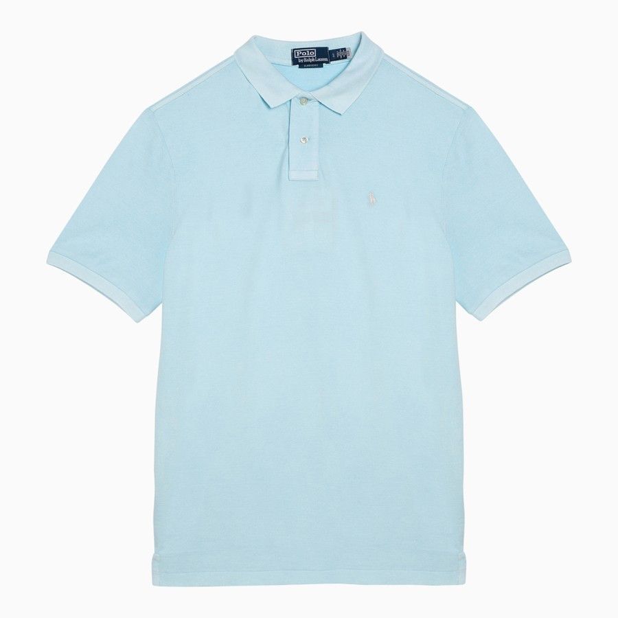 image of Polo Ralph Lauren O1D2Blof0524 Polo Shirts In Light Blue, Men's (Size XL)