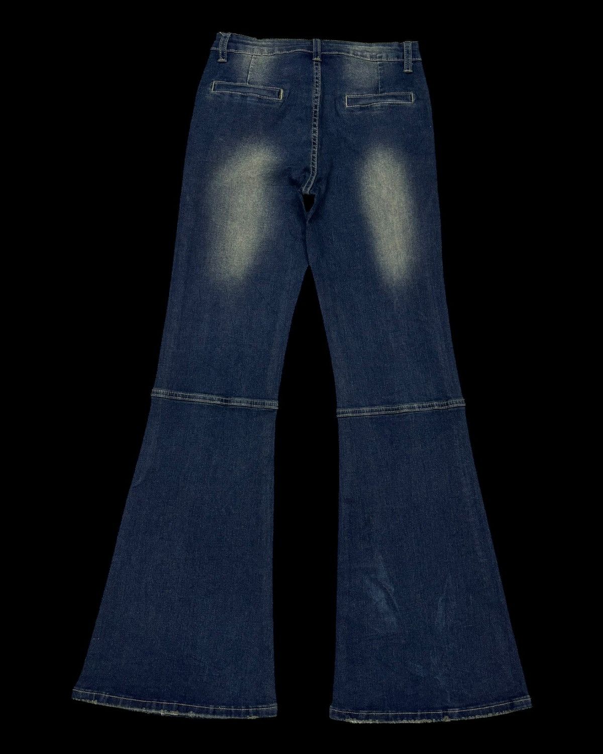 If Six Was Nine × Japanese Brand 💥Flare💥Vintage 90s Style Japanese Denim Jeans Size US 26 / EU 42 - 6 Thumbnail