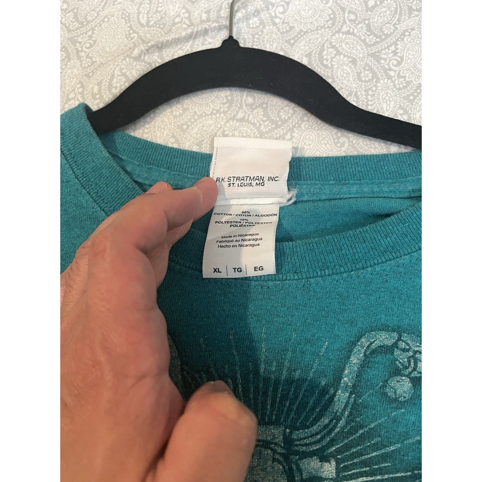 Harley Davidson Harley-Davidson T Shirt XL Teal Lake Havasu City Arizona Size US XL / EU 56 / 4 - 7 Thumbnail