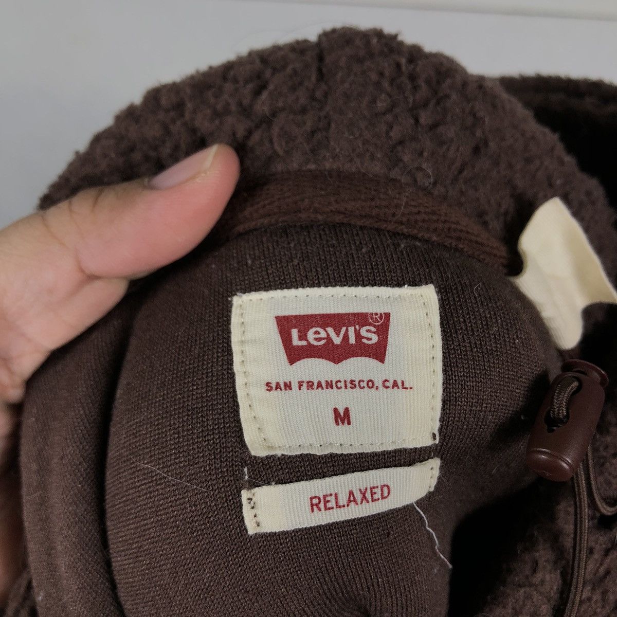 Japanese Brand 🔥Vintage Levi’s Fleece Hoodie Pull Over Big Logo Jacket Size US M / EU 48-50 / 2 - 21 Thumbnail