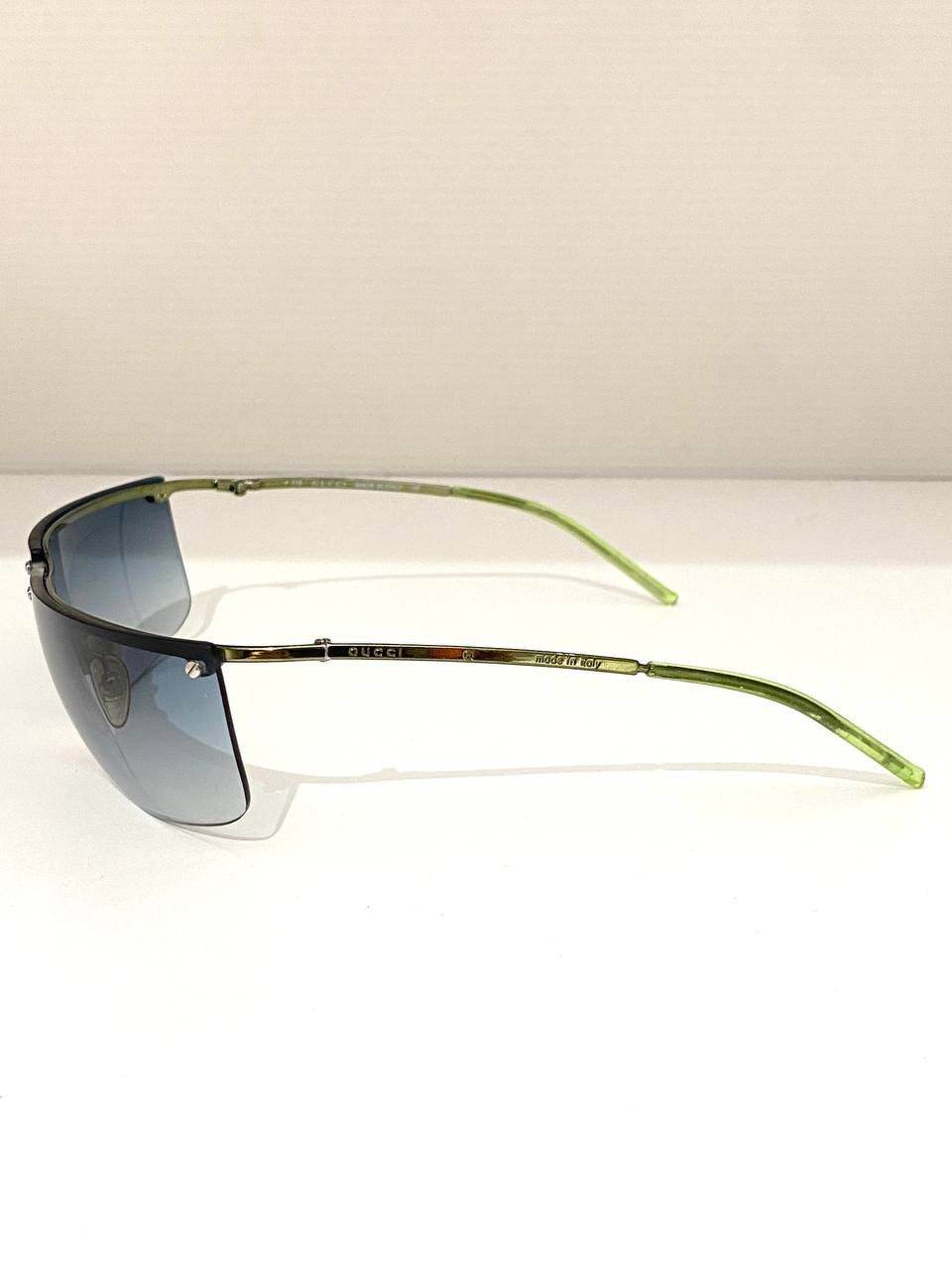Gucci Gucci GG Logo Rimless Mask Oversized Sunglasses Vintage Y2K Size ONE SIZE - 8 Thumbnail