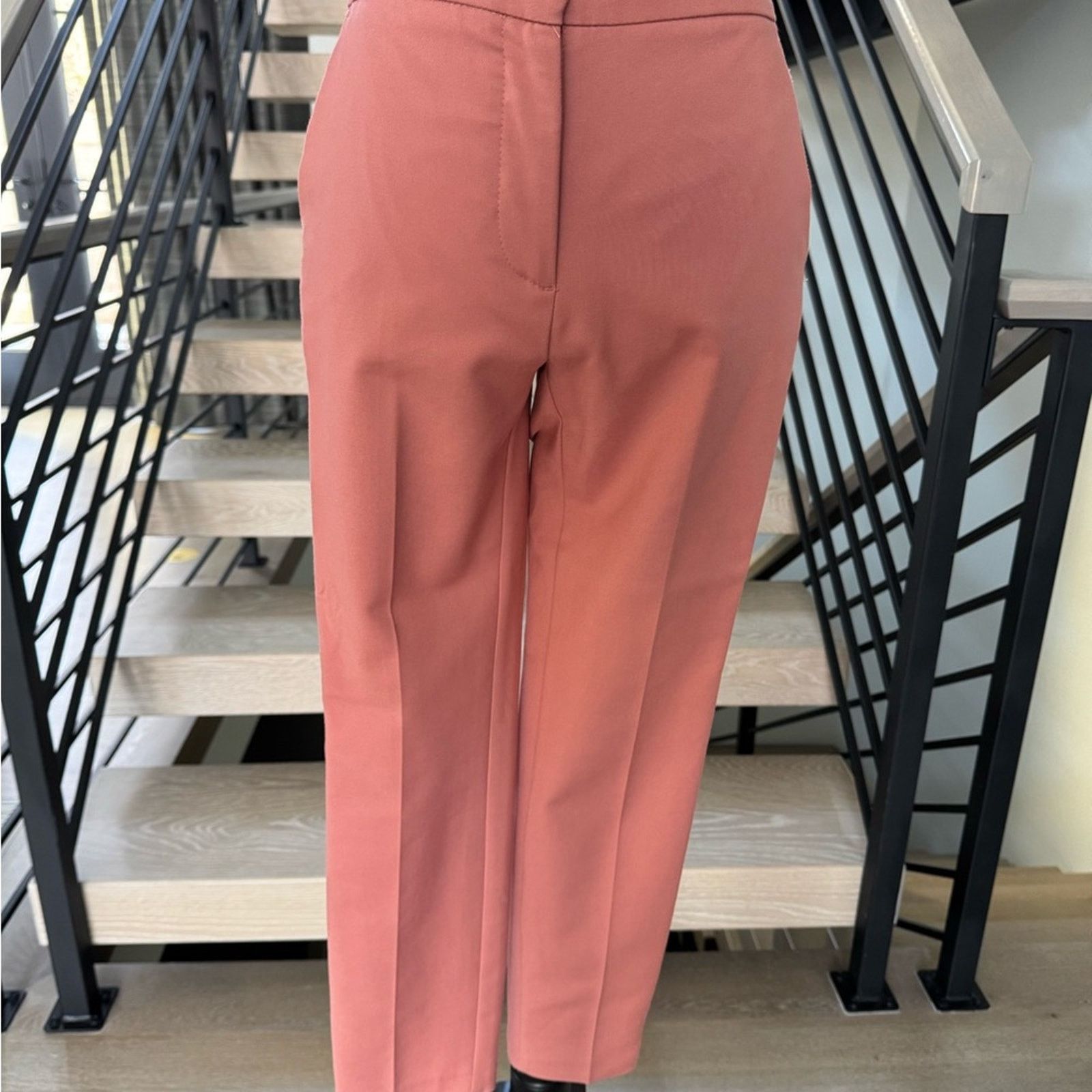 Zara New Zara Women's Pink Joggers with Stripe Detail size S Size 26" / US 2 / IT 38 - 3 Thumbnail