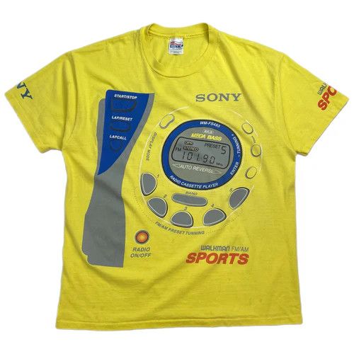 Hanes Single Stetch Sony Logo Tee