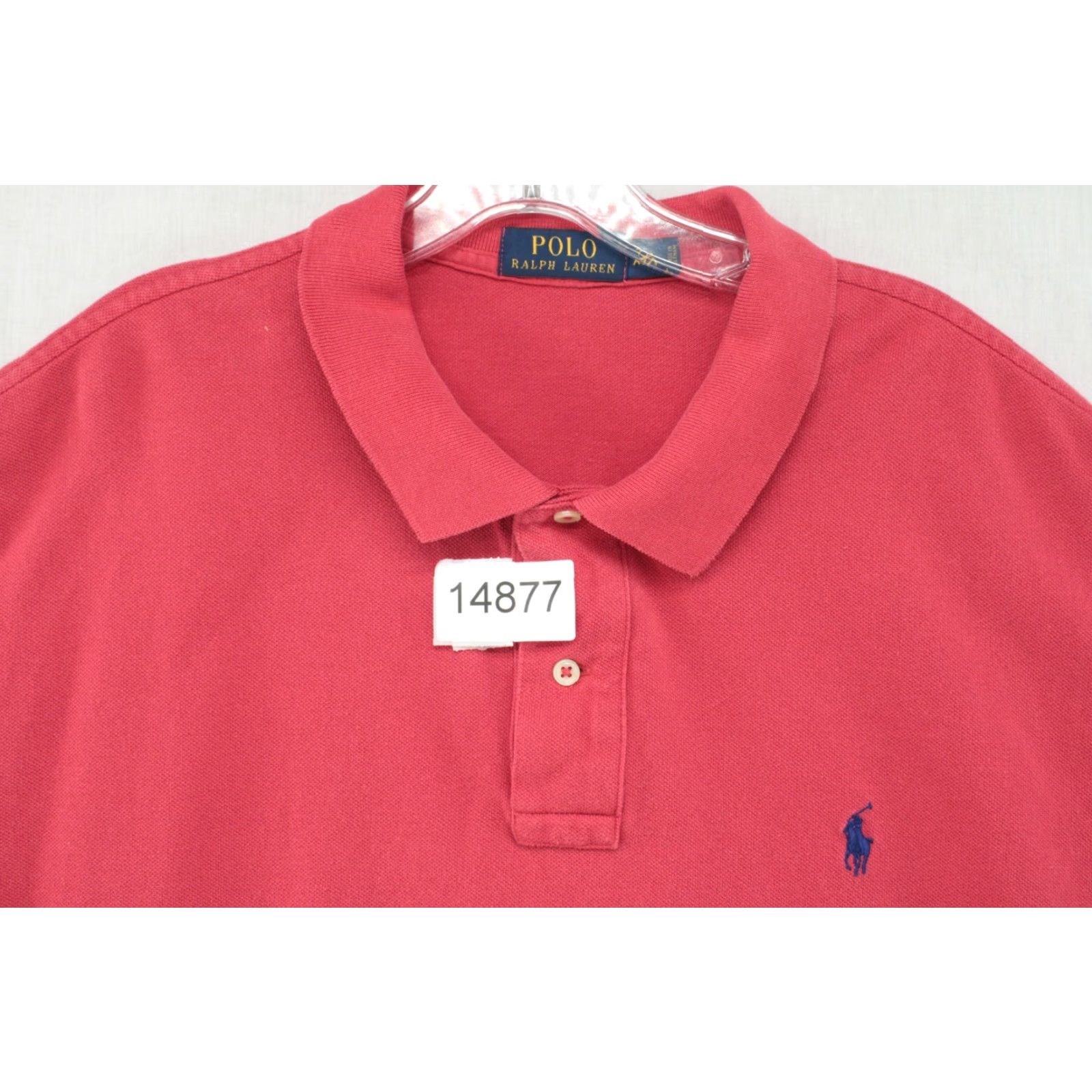 Polo Ralph Lauren Polo Ralph Lauren Shirt Mens 2XL Salmon Red Short Sleeve Pony Preppy Size US XXL / EU 58 / 5 - 7 Thumbnail