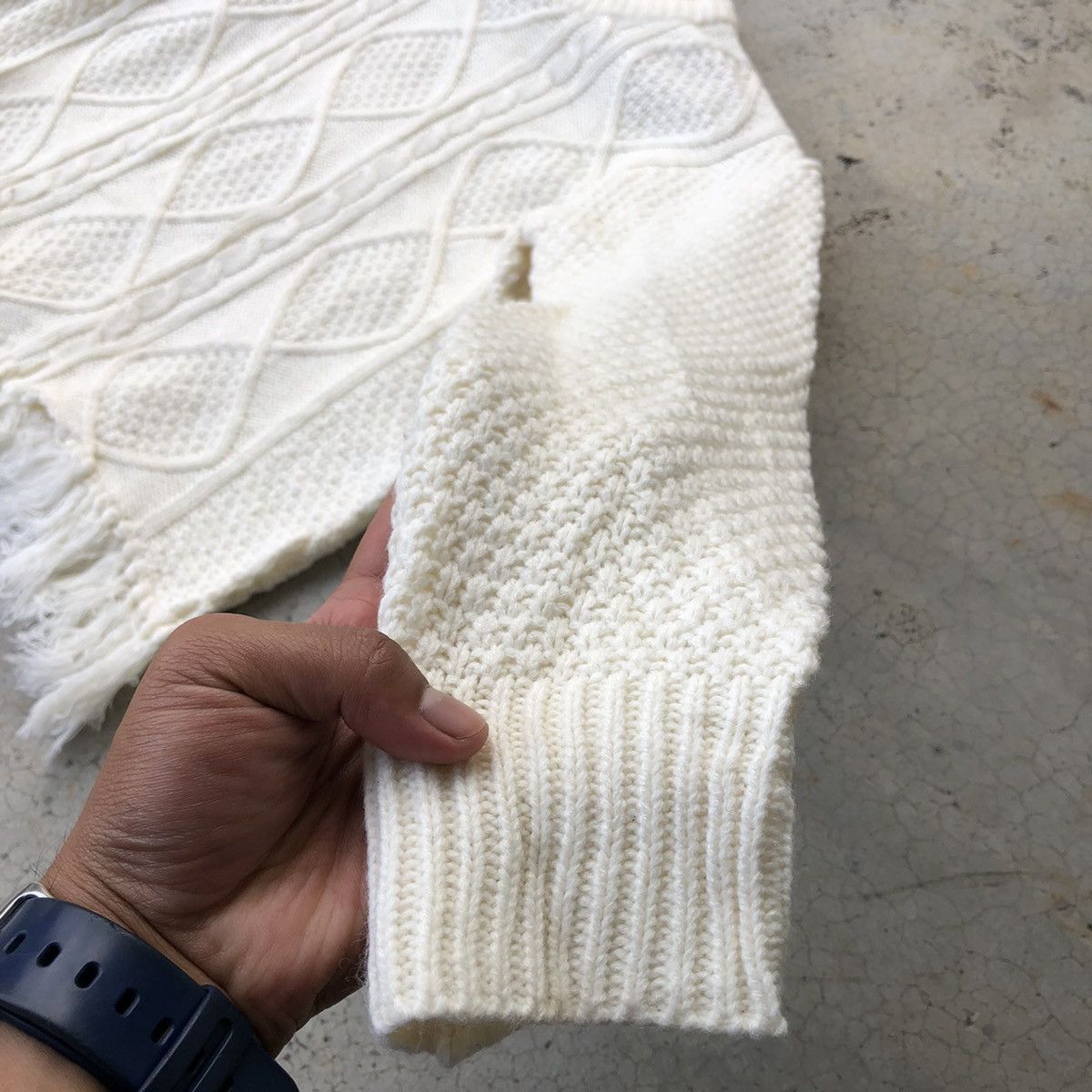 Japanese Brand 💥Japanese Lowrys Farm Pureknit Jumper/Memeri Mohair Pattern Size US M / EU 48-50 / 2 - 4 Thumbnail