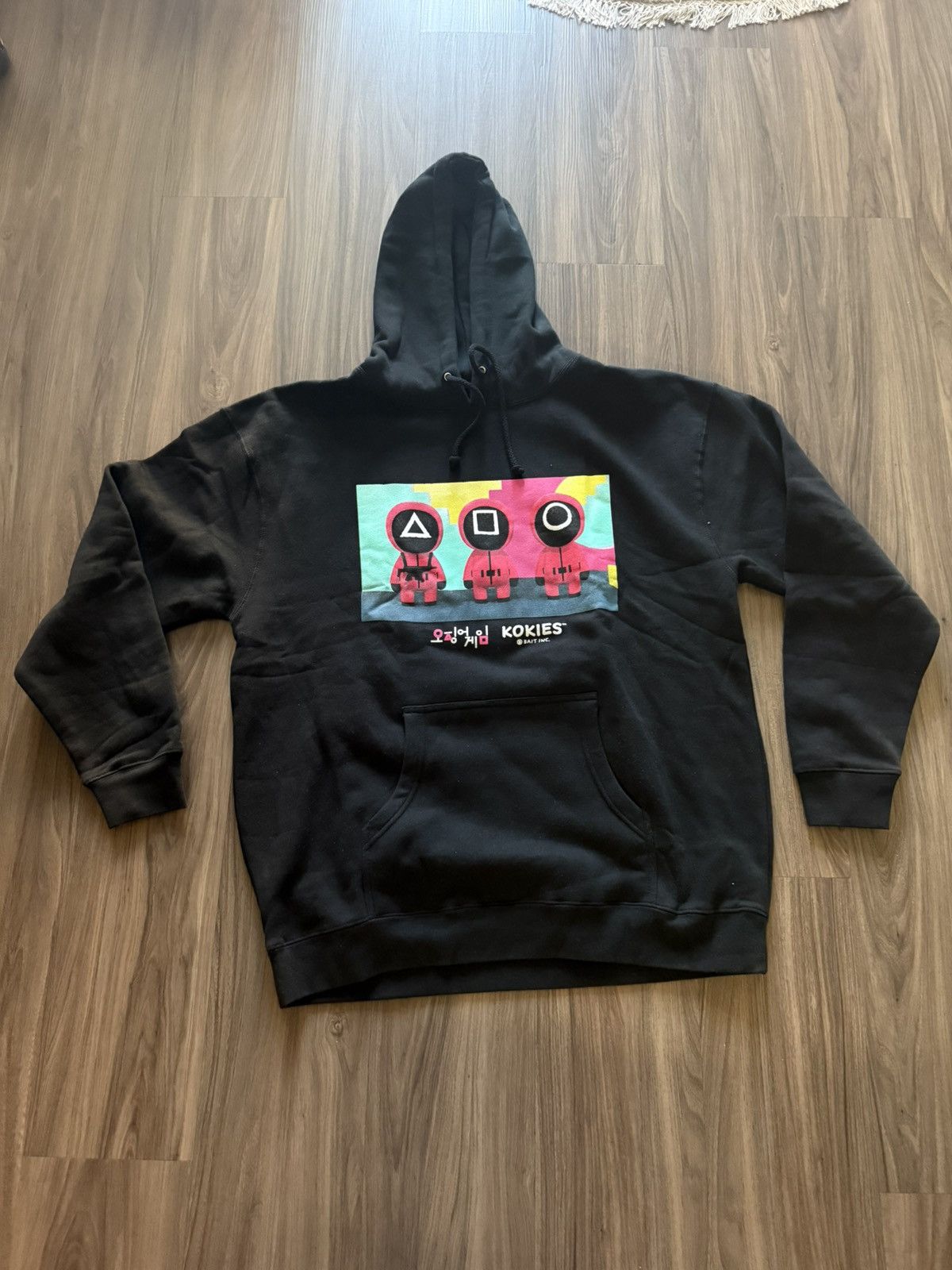 Bait BAIT x Squid Game Kokies Hoodie Black Graphic Men’s XL Size US XL / EU 56 / 4 - 1 Thumbnail