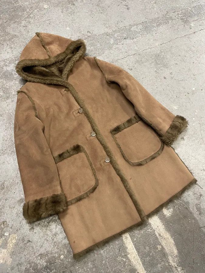 Balmain 1990s Balmain Faux Fur Reversible Jacket Size S / US 4 / IT 40 - 3 Thumbnail