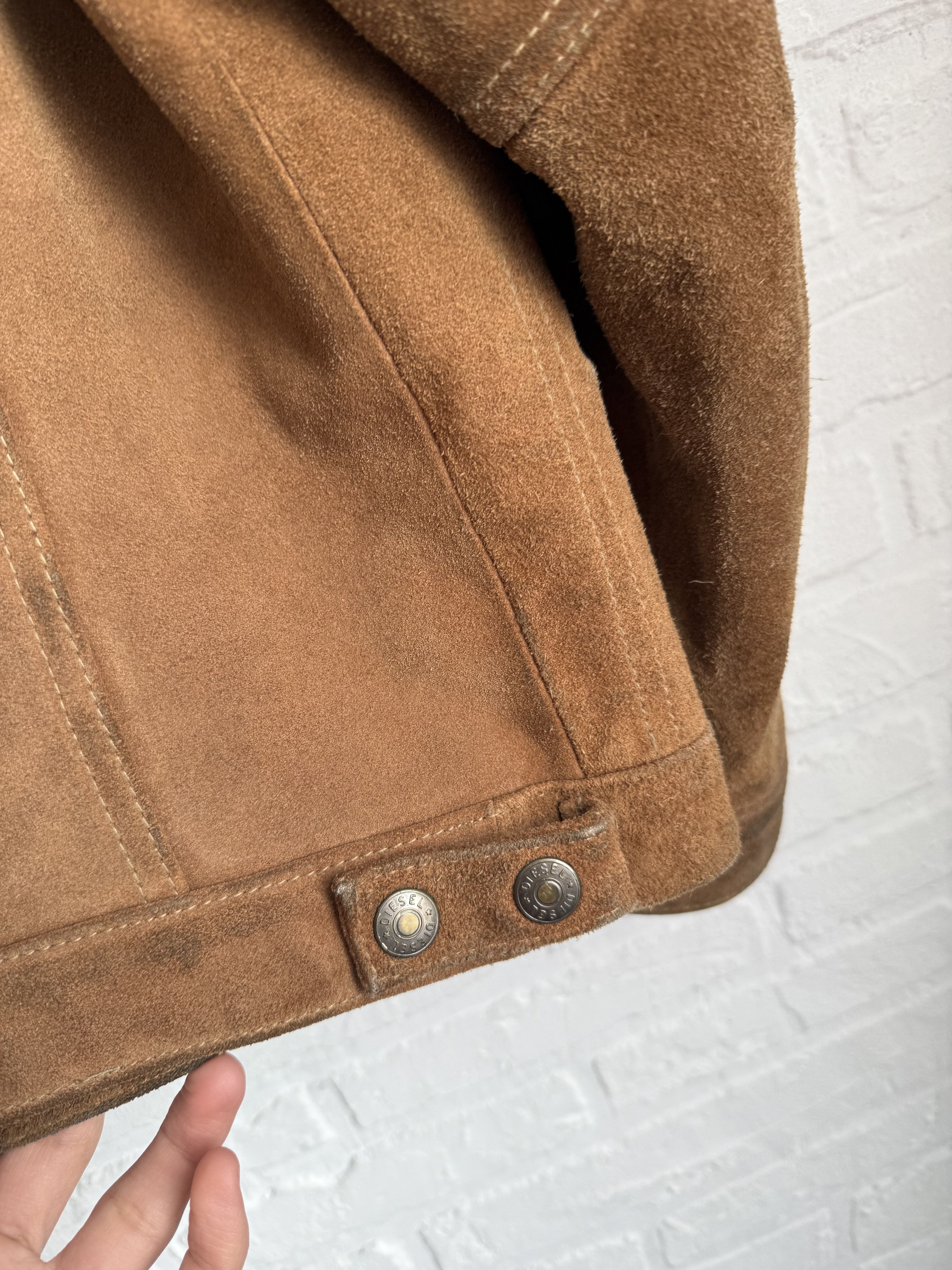 Diesel Vintage 2000s DIESEL work suede leather jacket Size US M / EU 48-50 / 2 - 11 Thumbnail