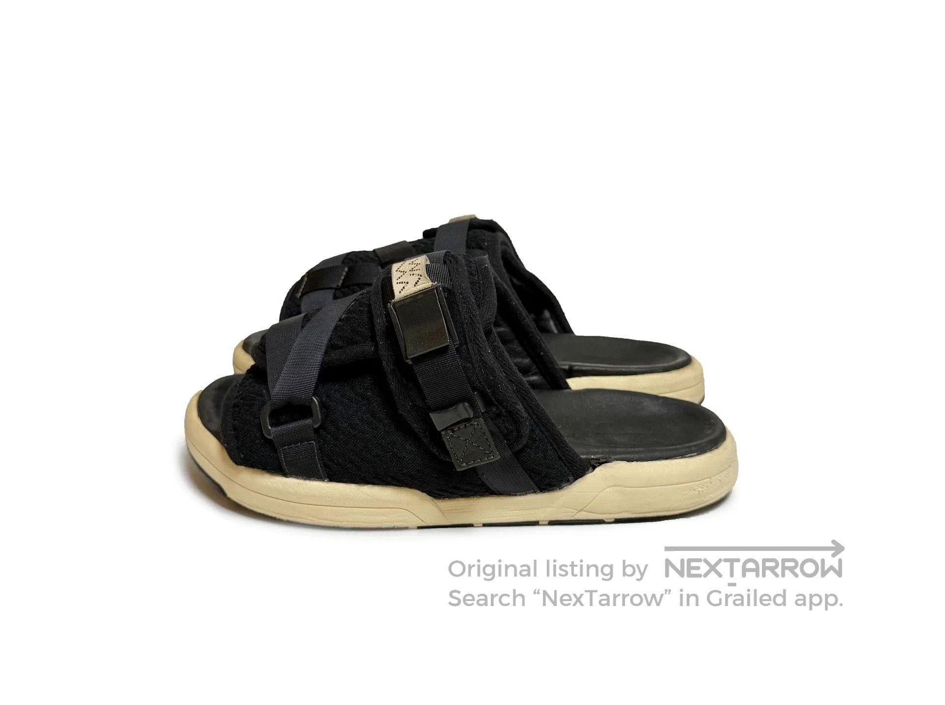 Visvim Black Strappy Sandals Size 9. Size US 9 / EU 42 - 1 Thumbnail