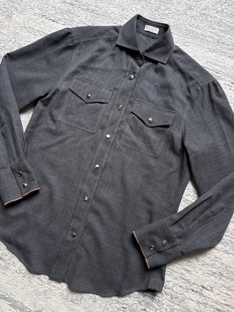 Brunello Cucinelli Brunello Cucinelli shirt Size S / US 4 / IT 40 - 2 Thumbnail