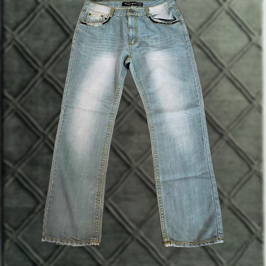 CO VINTAGE Pacific Blue Clothing Co Pants Jeans Denim Men 34 Regular 32in Blue Size 34 Adult Mens Size US 34 / EU 50 - 1 Thumbnail