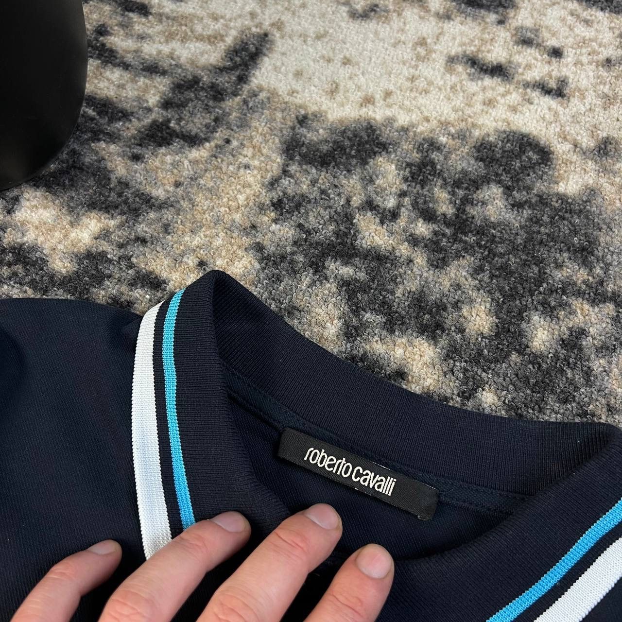 Roberto Cavalli Roberto Cavalli Luxury Mini Logo Polo T-Shirt Size US XXL / EU 58 / 5 - 4 Thumbnail