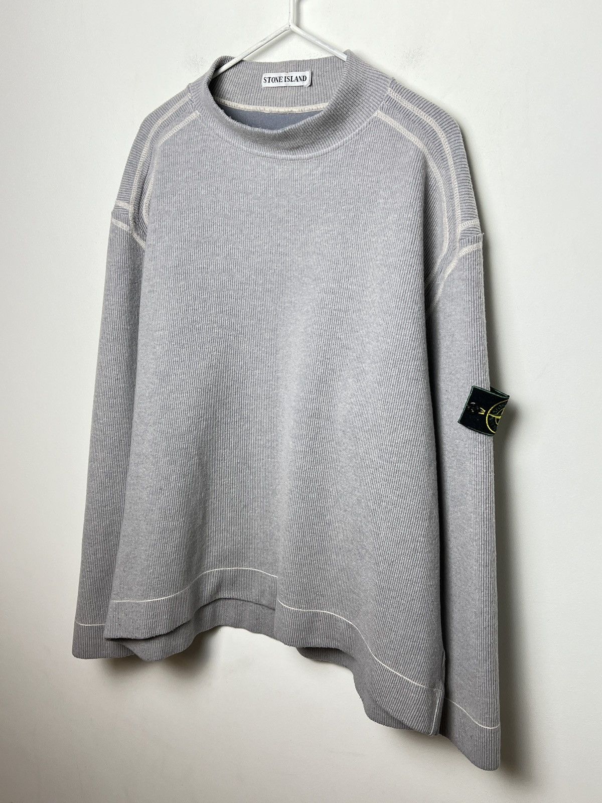 Stone Island stone island 1999 crewneck ribbed sweater archive Size US XL / EU 56 / 4 - 4 Thumbnail