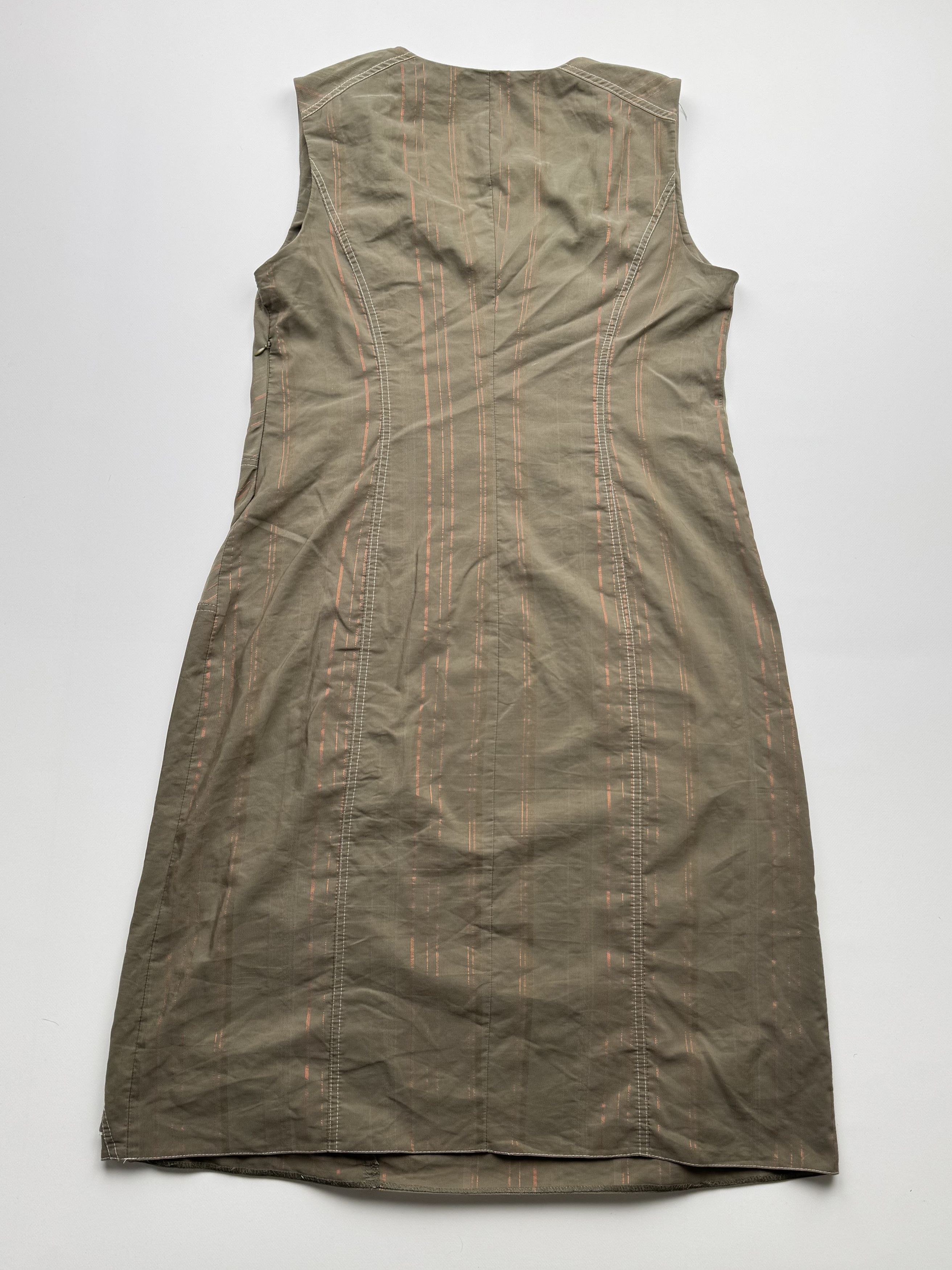 Vintage Vintage Maxi Dress B143(V209)E2 Size L / US 10 / IT 46 - 6 Thumbnail