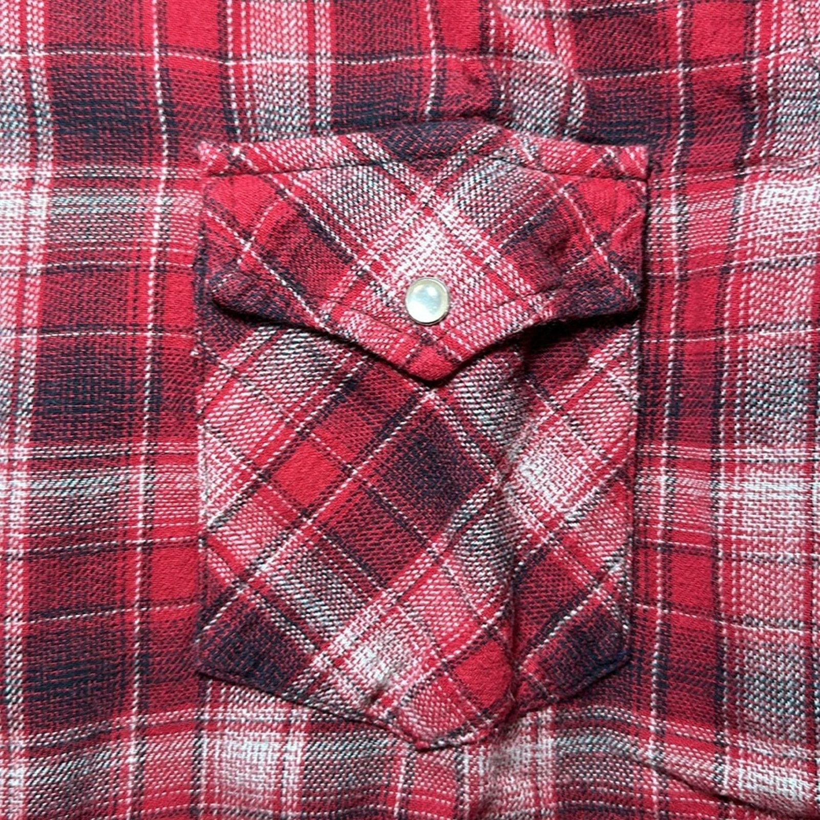 Wrangler Wrangler Wrancher Flannel Long Sleeve Pearl Snap - Medium Size US M / EU 48-50 / 2 - 5 Thumbnail