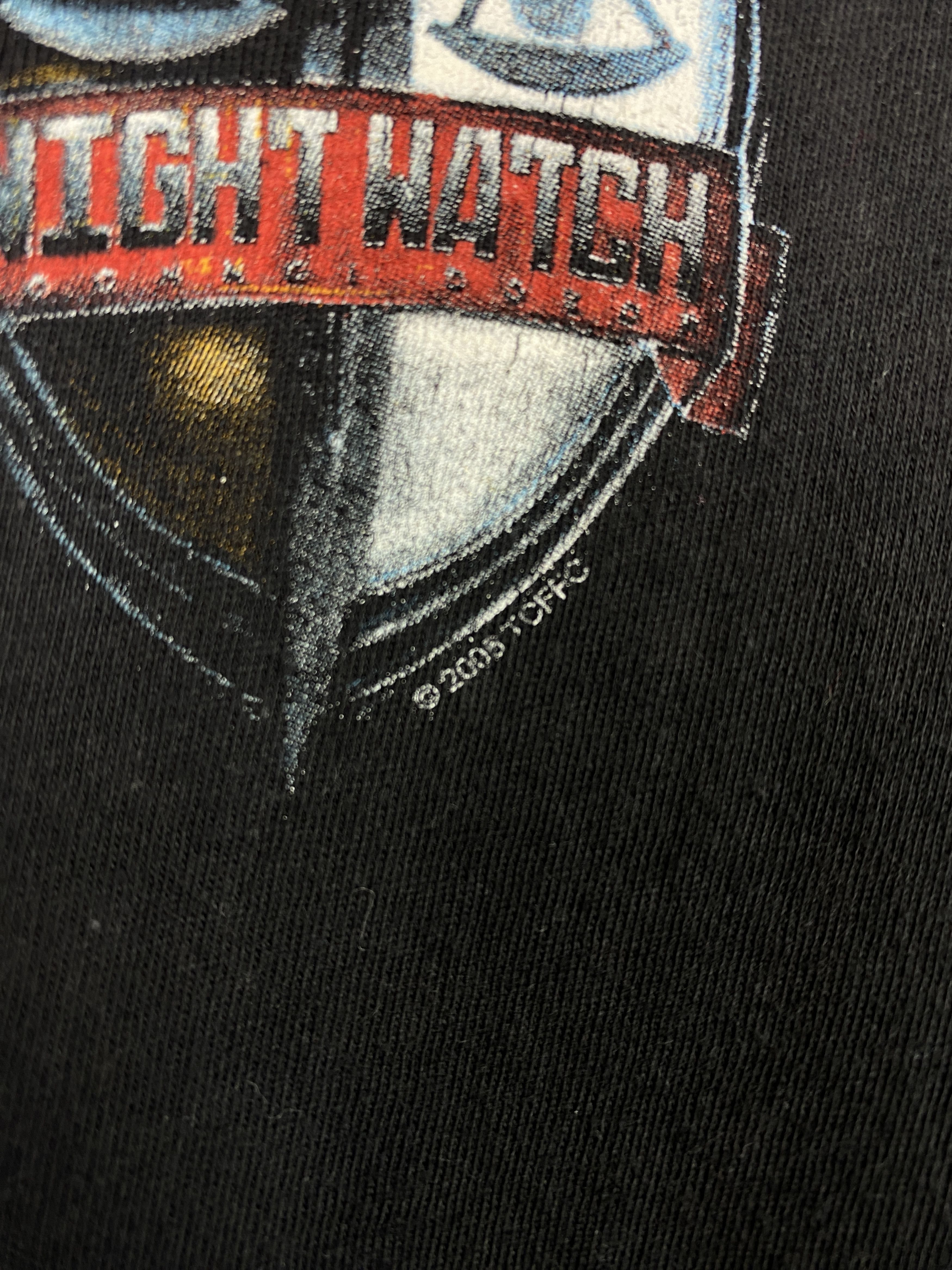 Vintage black tshirt night watch movie horror 2005 y2k 90s grunge Size US L / EU 52-54 / 3 - 5 Thumbnail