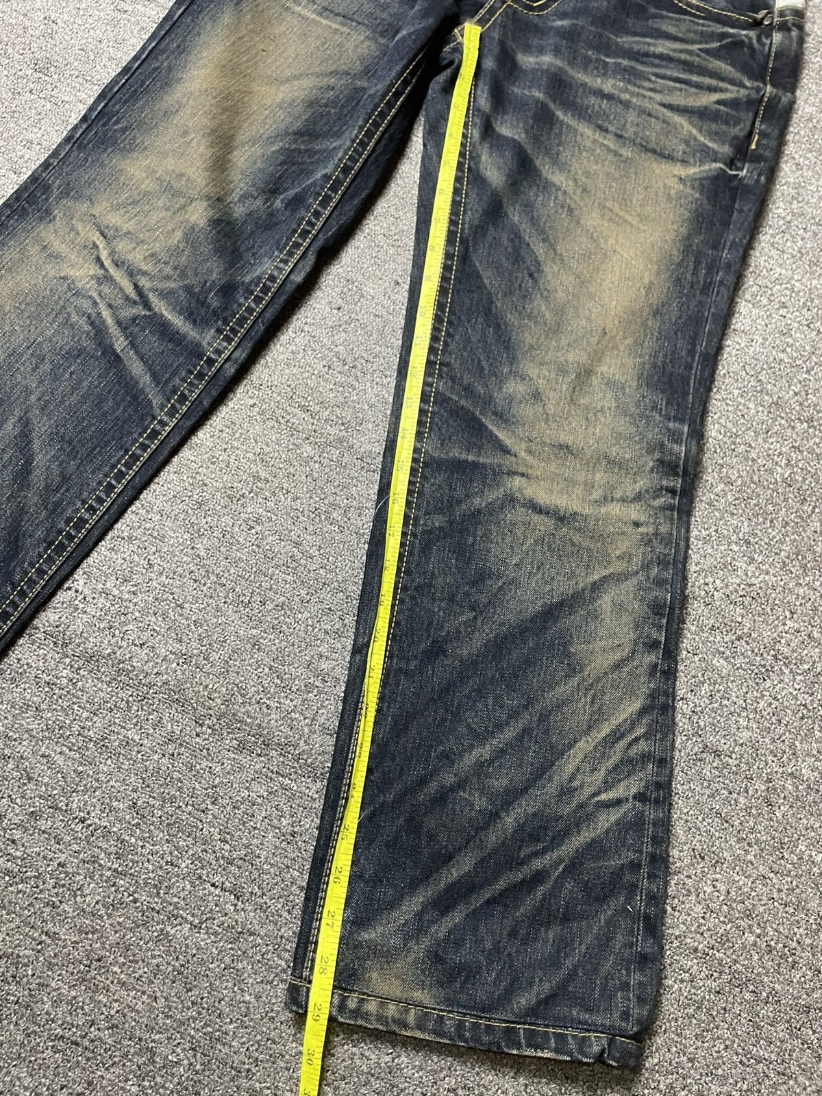 Japanese Brand × Vintage LOLITA JEANS Owl Rusty Blue Distressed Denim (92) Size US 32 / EU 48 - 21 Thumbnail