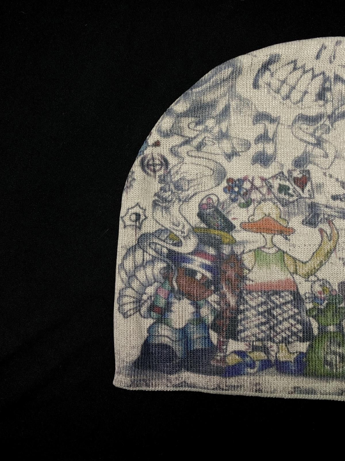 Born X Raised Born x Raised Skully Graphic No Cuff Knit Beanie Hats OS Size ONE SIZE - 3 Thumbnail