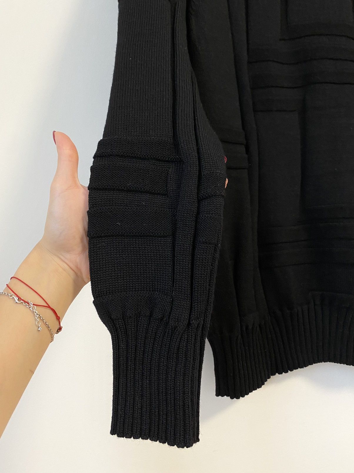 Versace Jeans Couture Versace Jeans Couture Wool Black Jumper, Size:XXXL Size US XXL / EU 58 / 5 - 4 Thumbnail