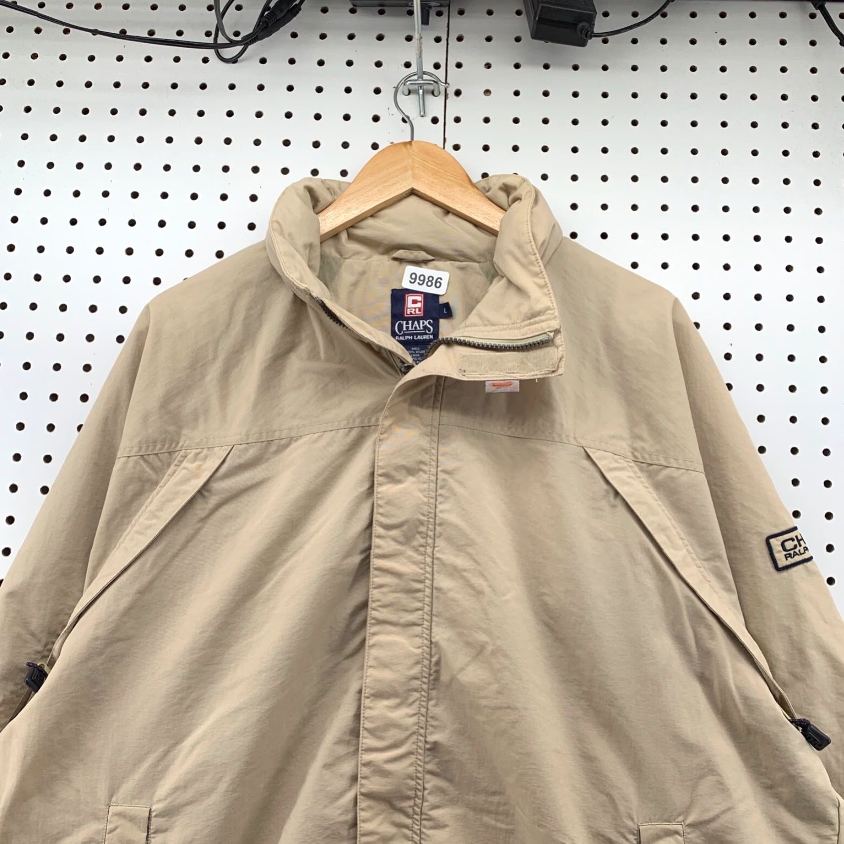 Ralph Lauren VINTAGE CHAPS Ralph Lauren Jacket Mens Large Brown Full Zip Vented 26x30 Hooded Size US L / EU 52-54 / 3 - 4 Thumbnail