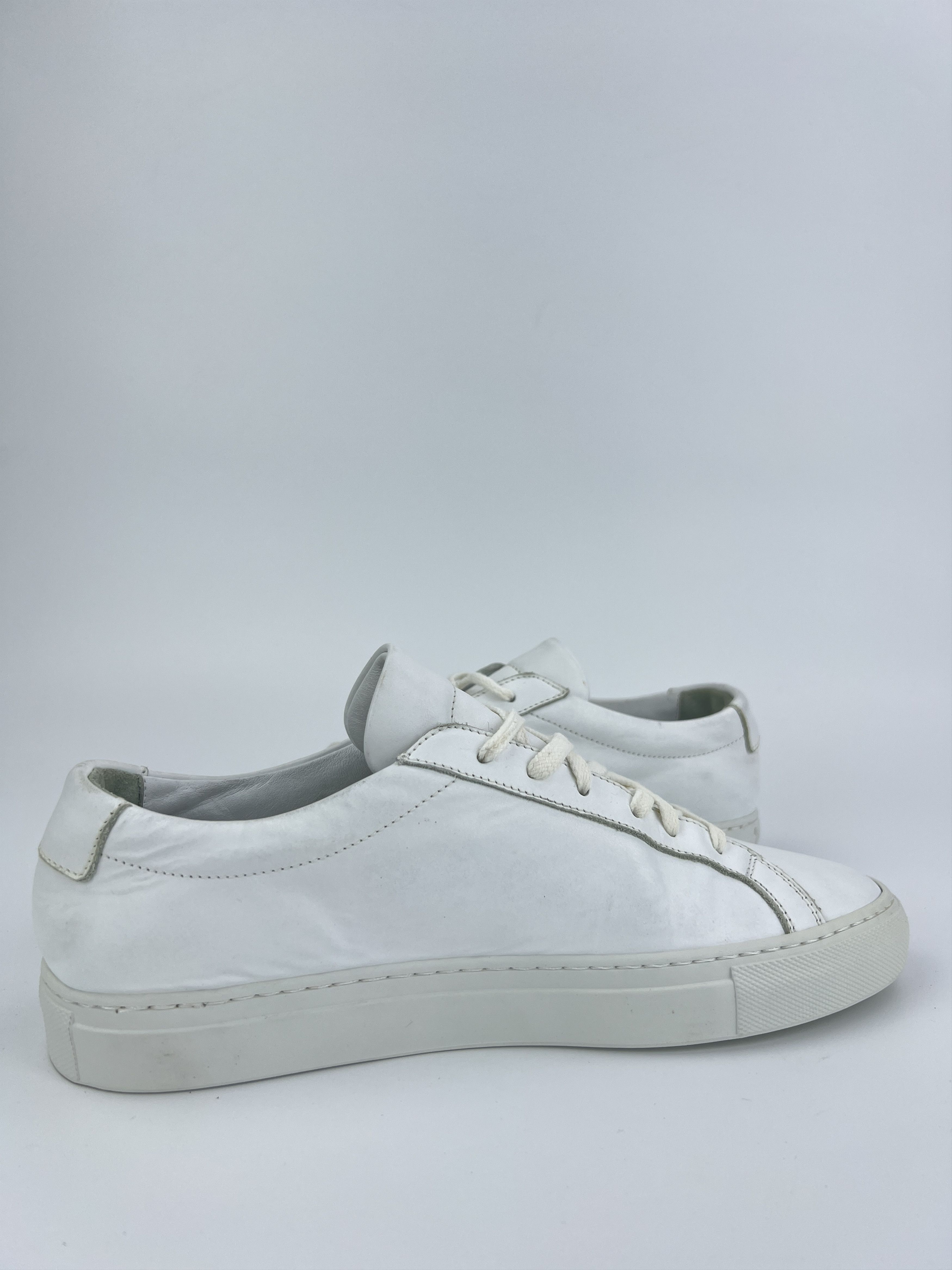 Common Projects Woman By Common Projects Achilles Low White Leather Shoes Size US 8 / IT 38 - 5 Thumbnail