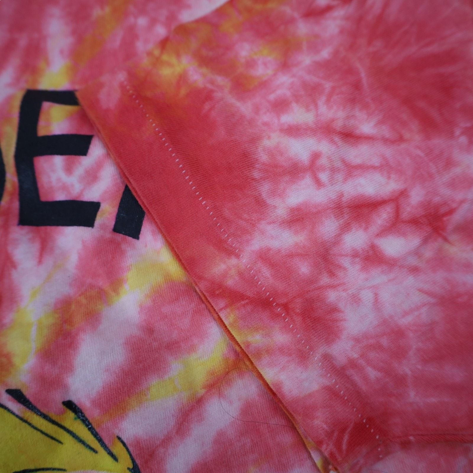 Vintage Vintage Calvin and Hobbes Graphic Tie Dyed Graphic T Shirt Size US XL / EU 56 / 4 - 5 Thumbnail