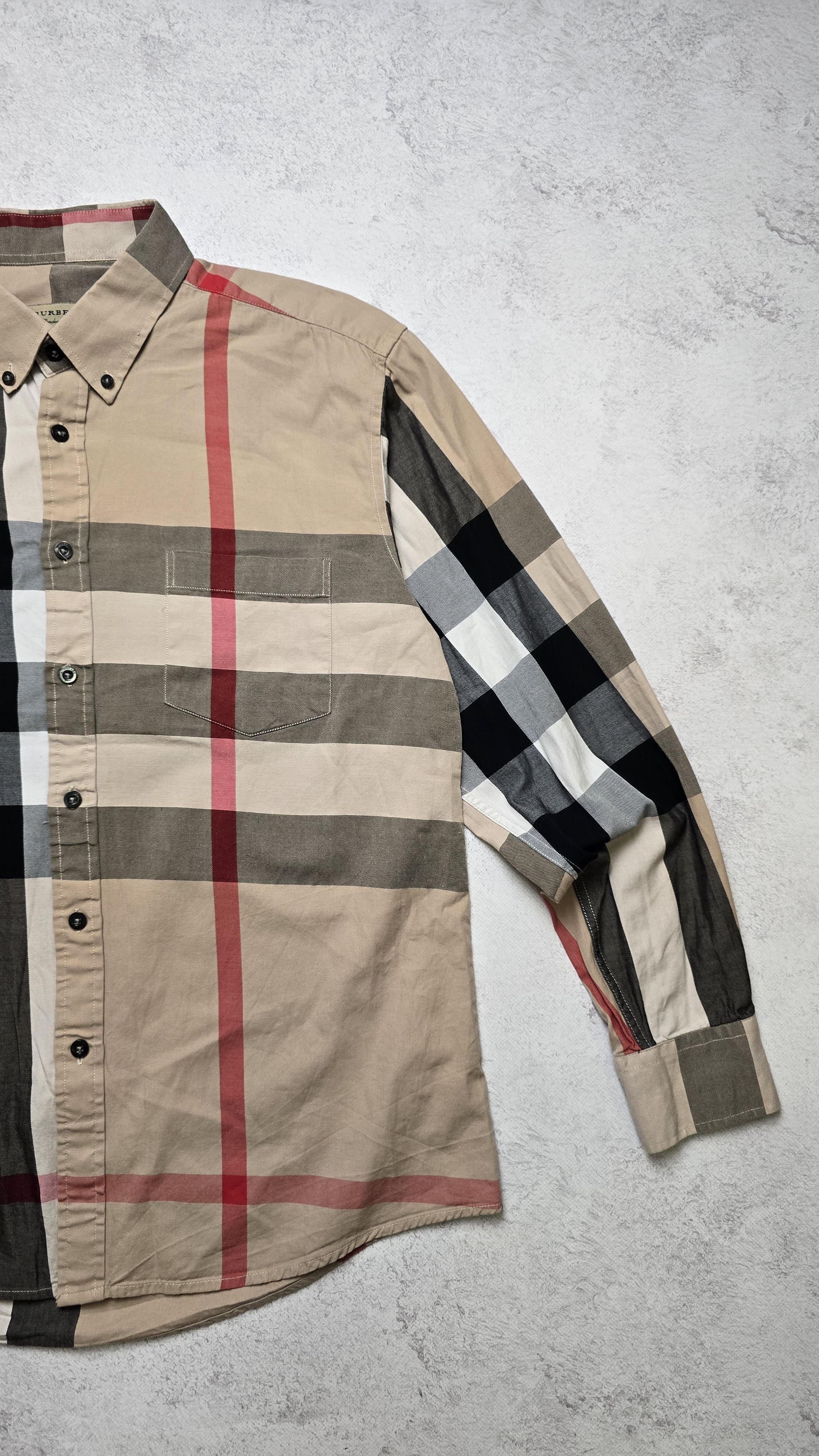 Burberry Burberry Nova Check Shirt Button Down Designer Luxury Size US XL / EU 56 / 4 - 7 Thumbnail