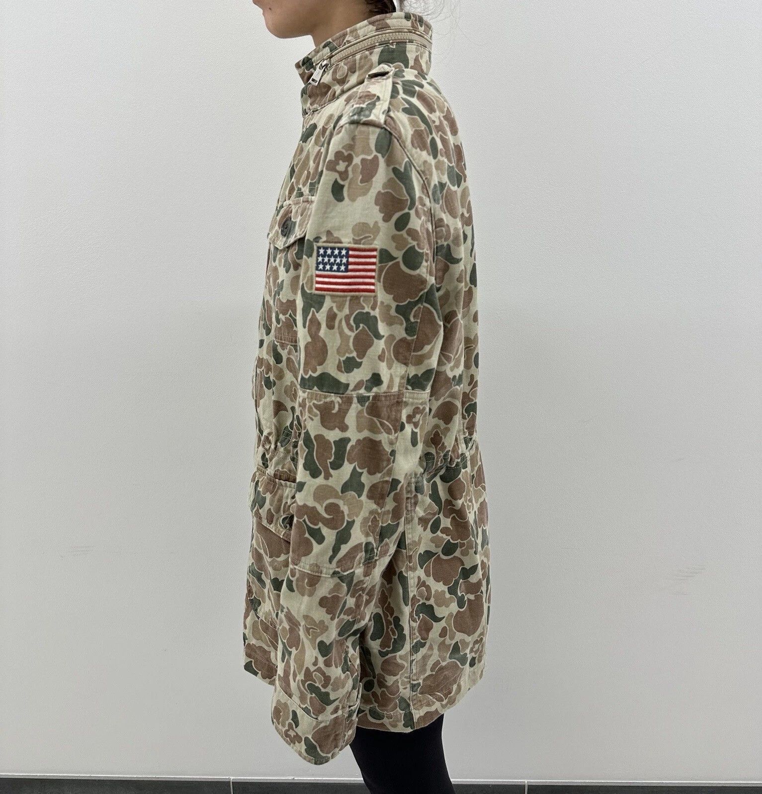 Polo Ralph Lauren Polo Ralph Lauren Military USA Flag Camo Women Jacket Army Size XXL / US 16-18 / IT 52-54 - 11 Thumbnail