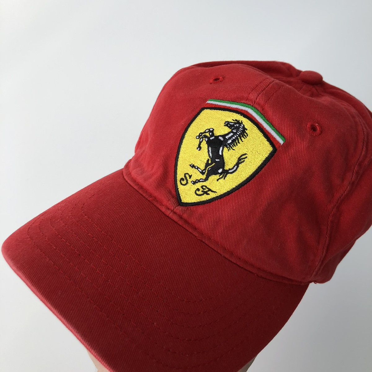 Ferrari × Formula 1 × Vintage Ferrari 90’s Formula 1 Team Vintage Official Cap Red Rare Size ONE SIZE - 9 Thumbnail