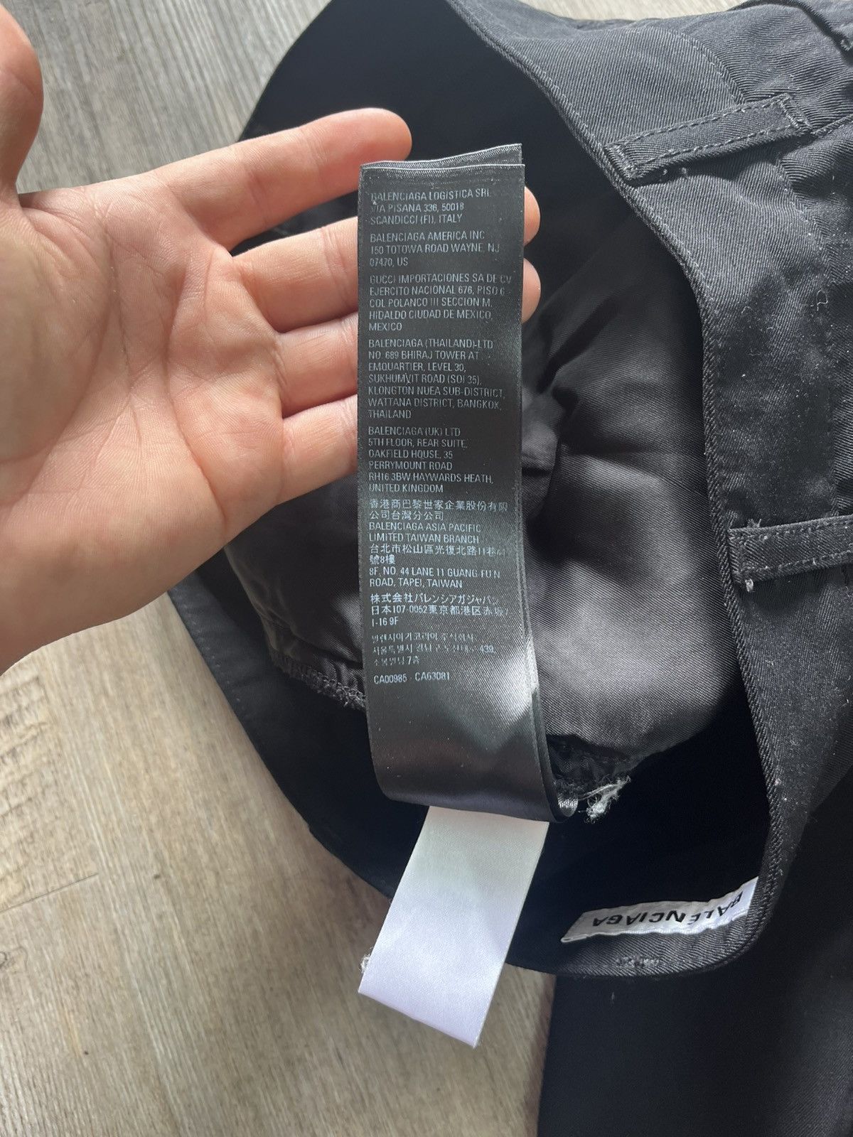 Balenciaga Sample Balenciaga wide suit Pants in Black Size US 26 / EU 42 - 8 Thumbnail