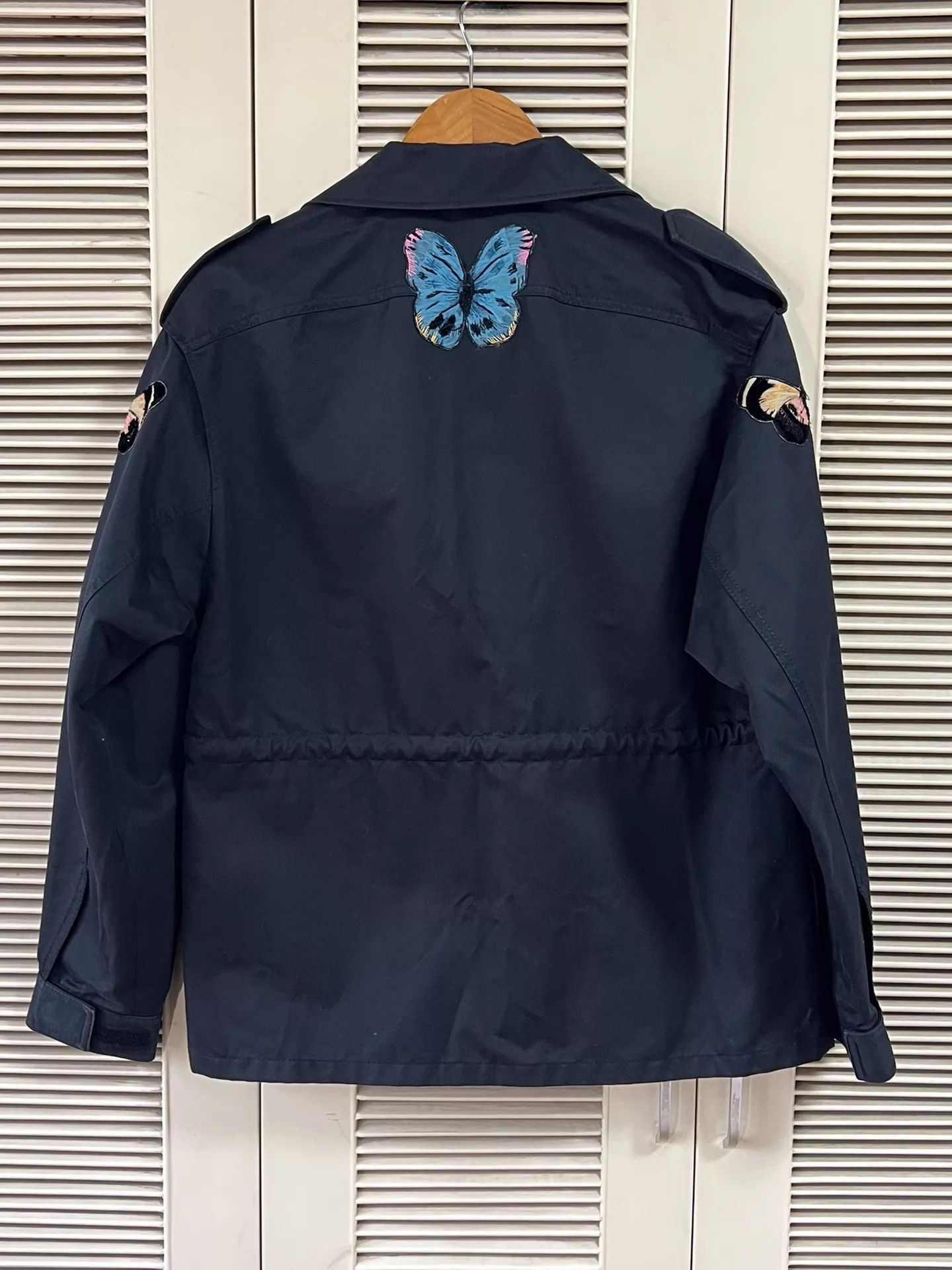 Valentino Valentino Butterfly Embroidery Women's Jacket Size 4 Size S / US 4 / IT 40 - 2 Thumbnail