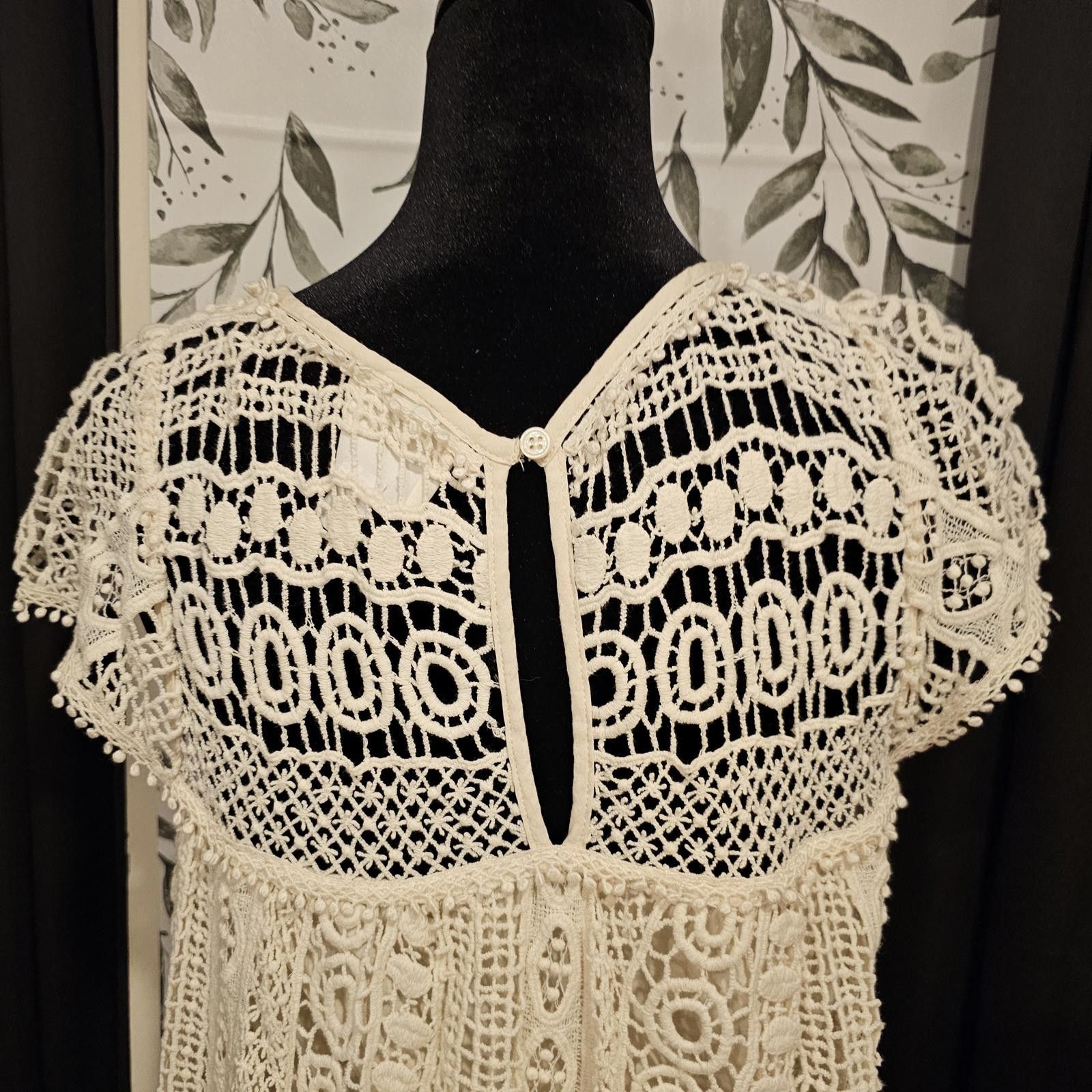 Marvel Comics Maeve Anthropologie Dress Cream Womens Size M Size M / US 6-8 / IT 42-44 - 3 Thumbnail