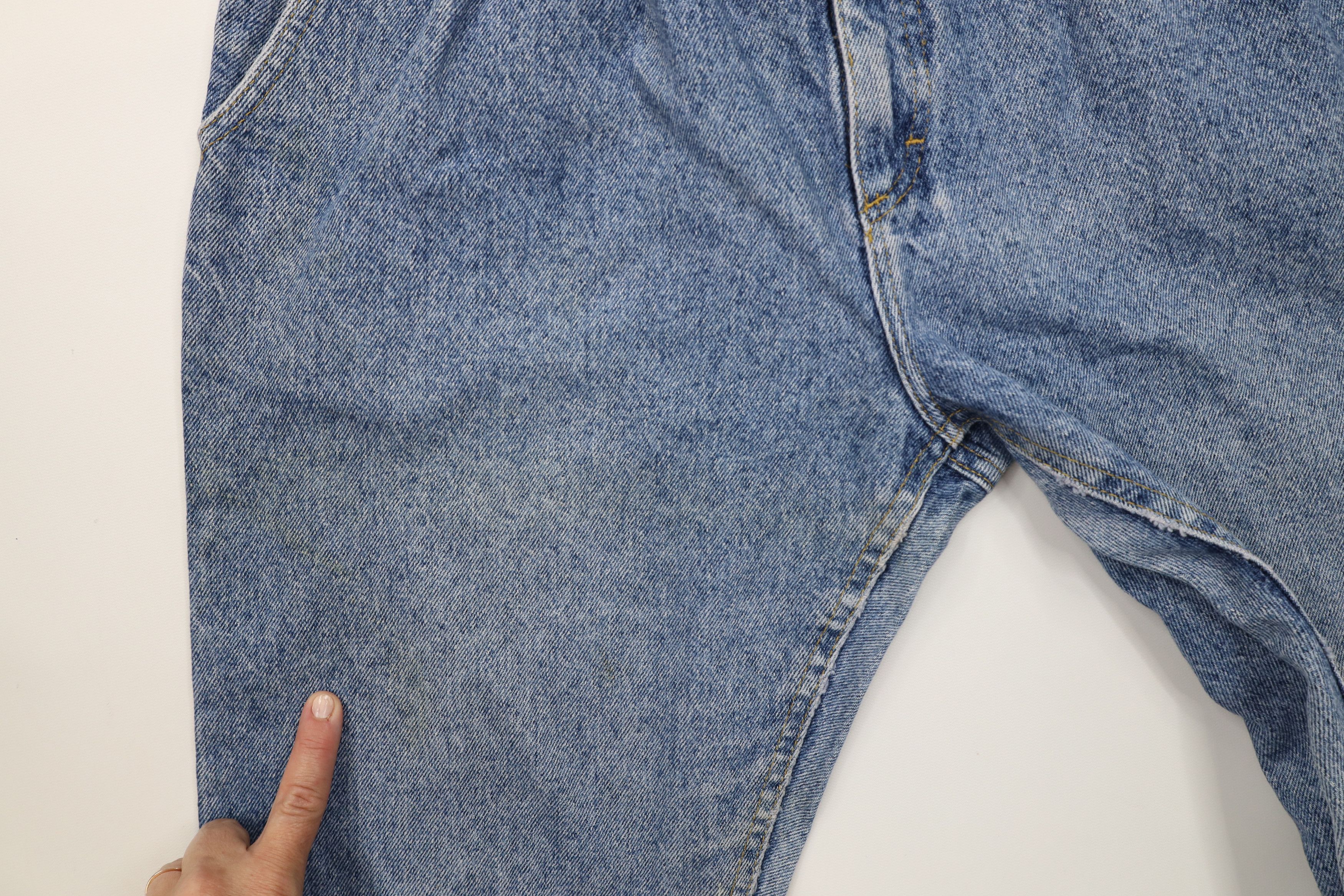 Lee Vtg 80s 90s Lee Pleated High Waist Tapered Jeans USA Size 34" / US 12 / IT 48 - 8 Thumbnail