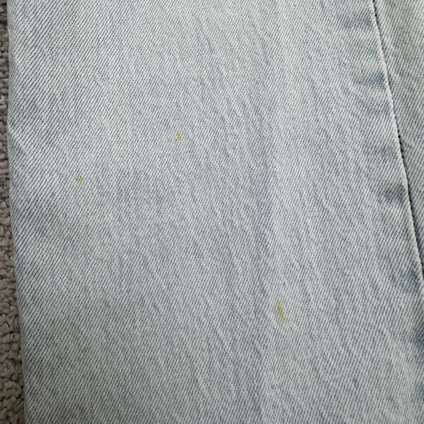 Levi's Levi's Wedgie Straight Button Fly Denim Jeans Womens 25 Blue Light Wash Cotton Size 42" / US 20 - 5 Thumbnail