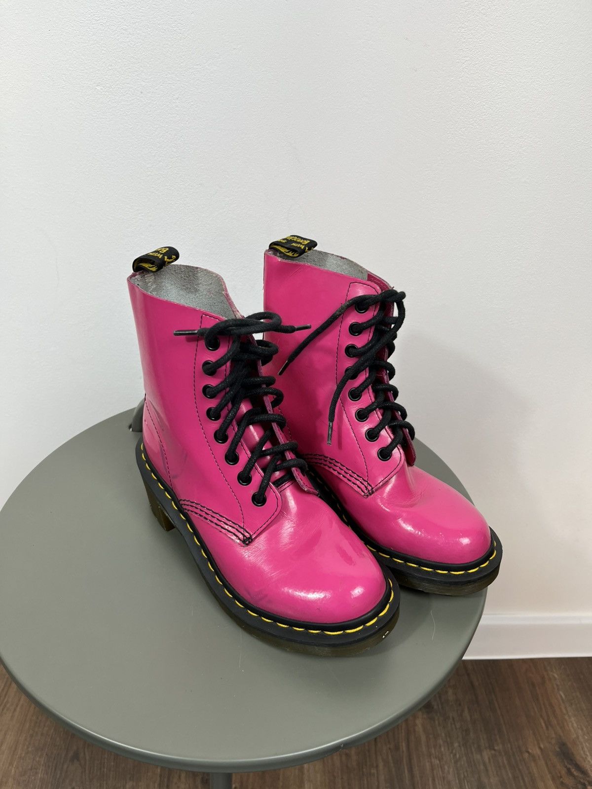 Dr. Martens Pink Dr. Martens Boots EU 36 UK 3 US 5 Leather Size US 5 / IT 35 - 4 Thumbnail