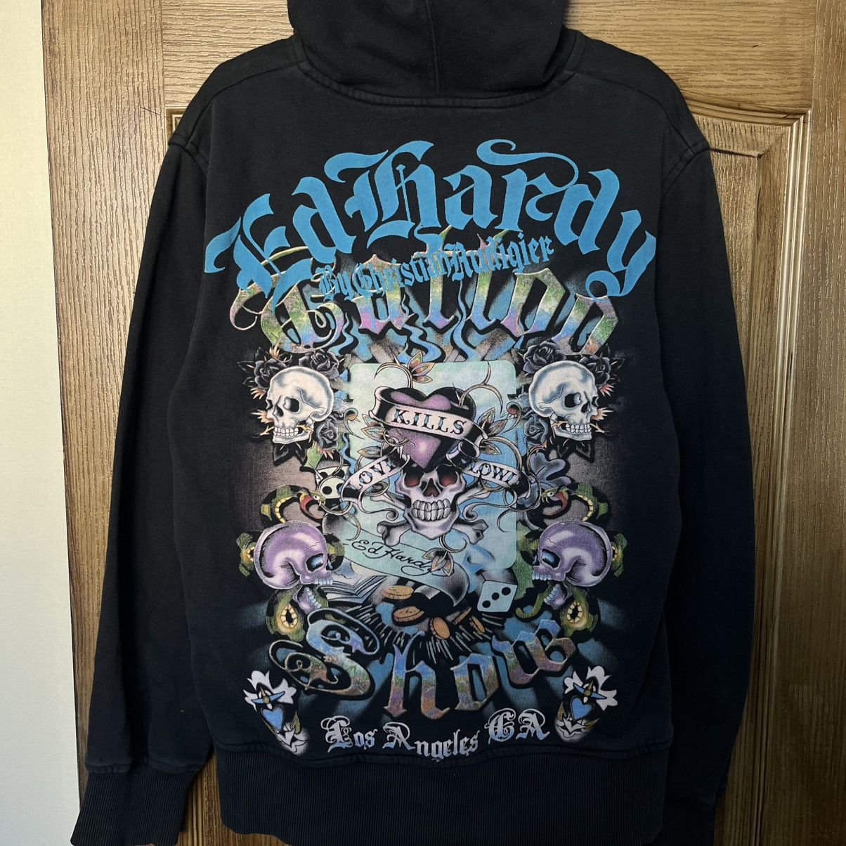 Ed Hardy × Vintage Vintage zip hoodie Ed Hardy Size US L / EU 52-54 / 3 - 4 Thumbnail