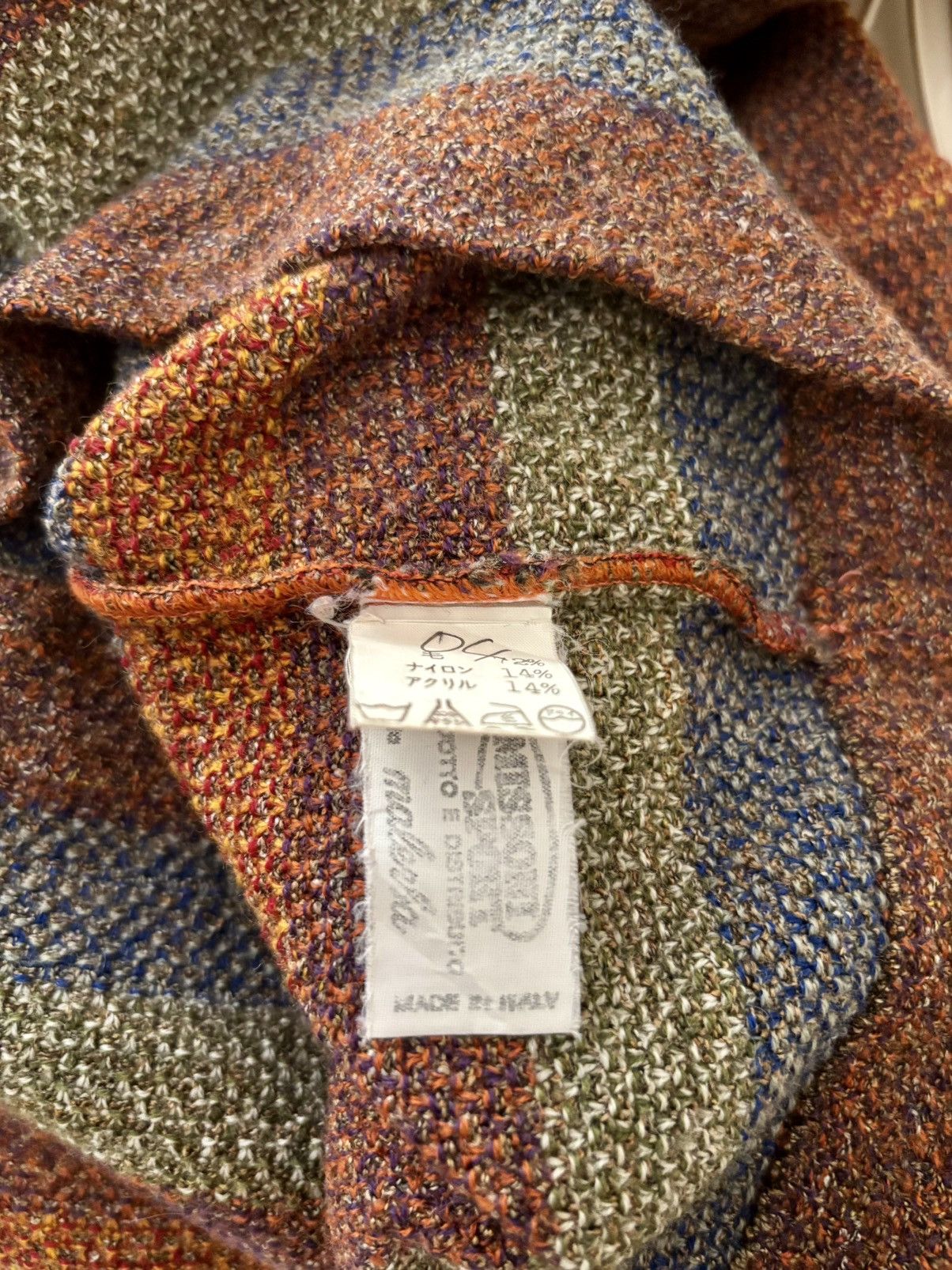 Missoni Missoni Turtleneck Multicolor Wool Sweater Size S / US 4 / IT 40 - 3 Thumbnail