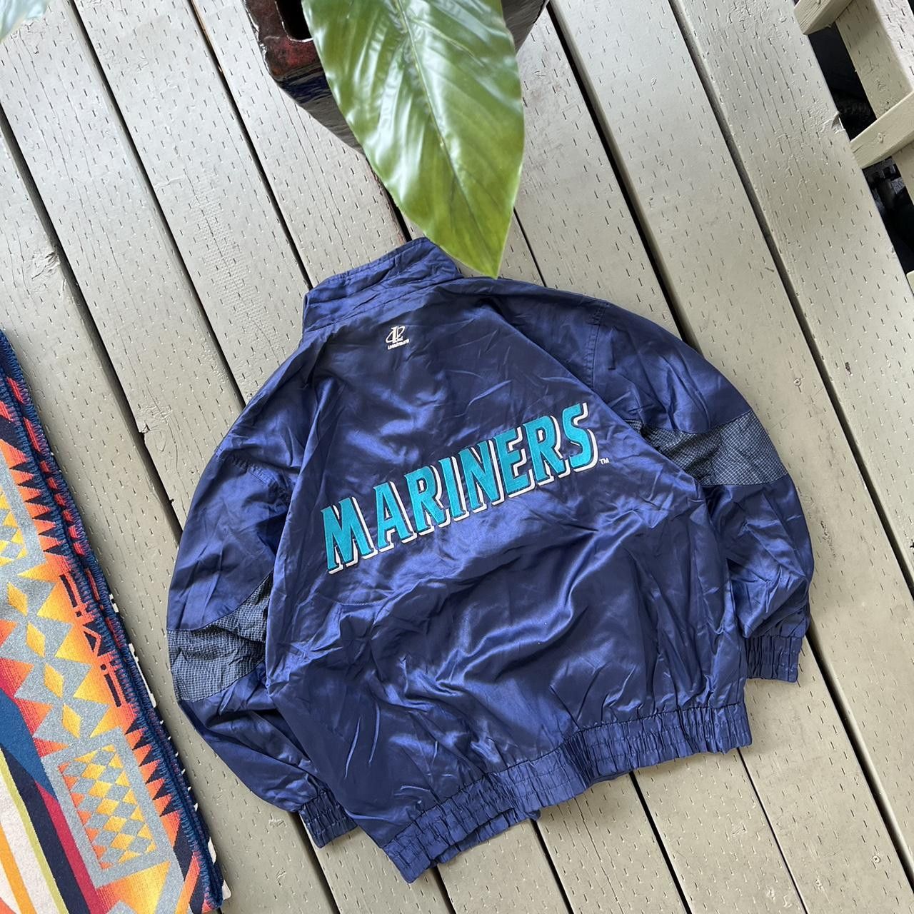 MLB × Vintage Vintage 90s MLB Seattle Mariners Sweatshirt Baseball Size US L / EU 52-54 / 3 - 4 Thumbnail